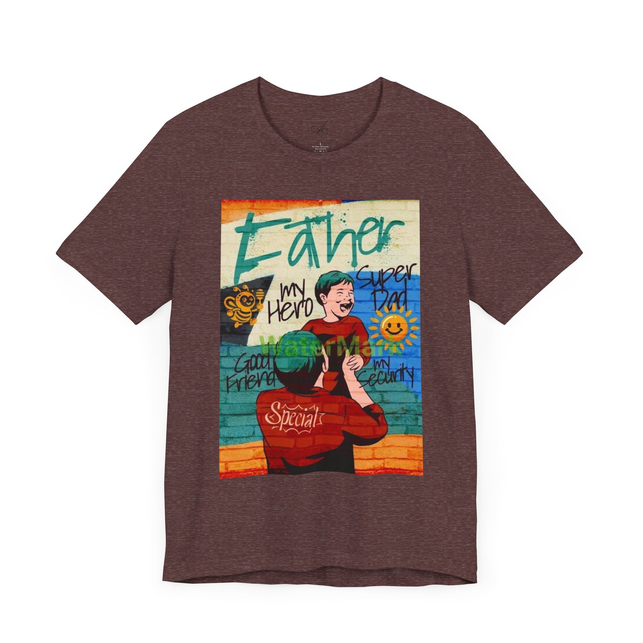 Fathers Day Hero Tee, Unisex TShirt, Gift for Dad, Super Dad Shirt, Fathers Day Present, Casual Style - Metamorphosis Creations