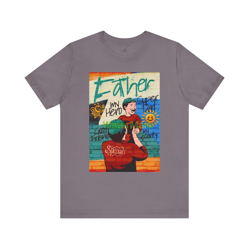 Fathers Day Hero Tee, Unisex TShirt, Gift for Dad, Super Dad Shirt, Fathers Day Present, Casual Style - Metamorphosis Creations