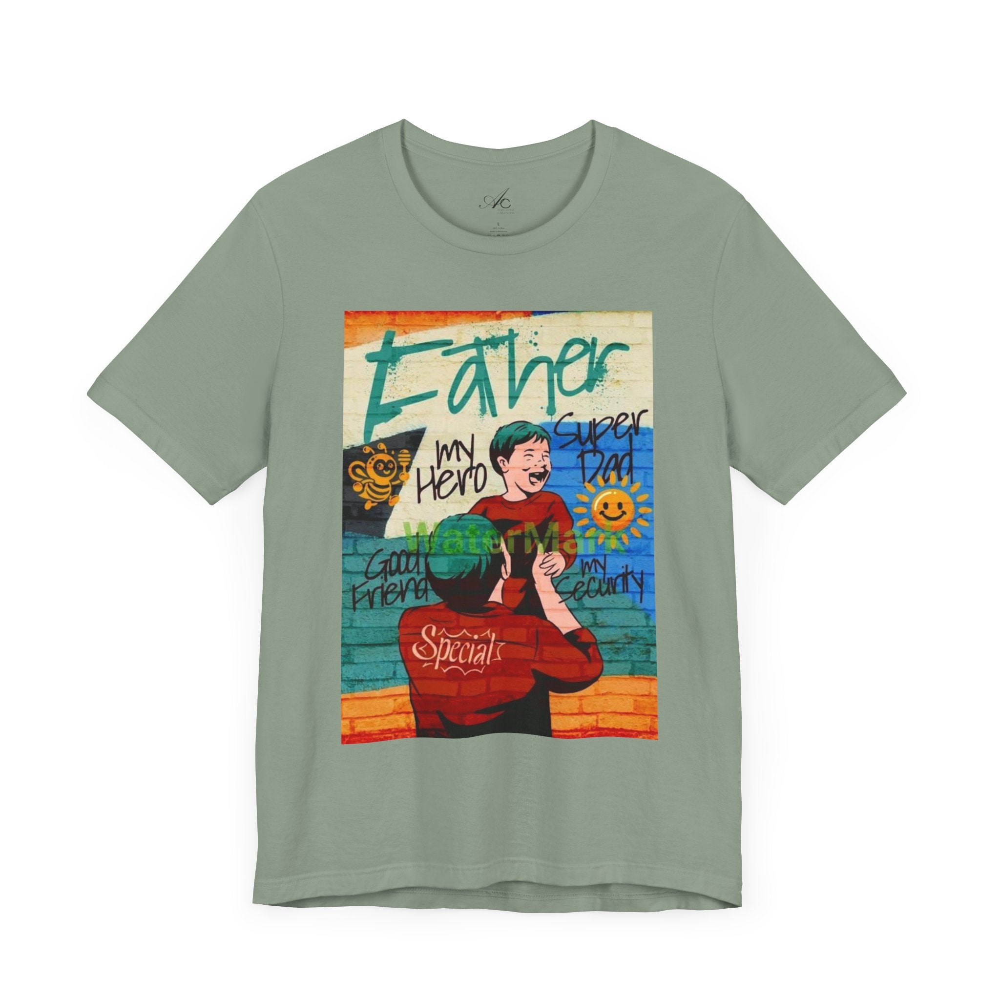 Fathers Day Hero Tee, Unisex TShirt, Gift for Dad, Super Dad Shirt, Fathers Day Present, Casual Style - Metamorphosis Creations