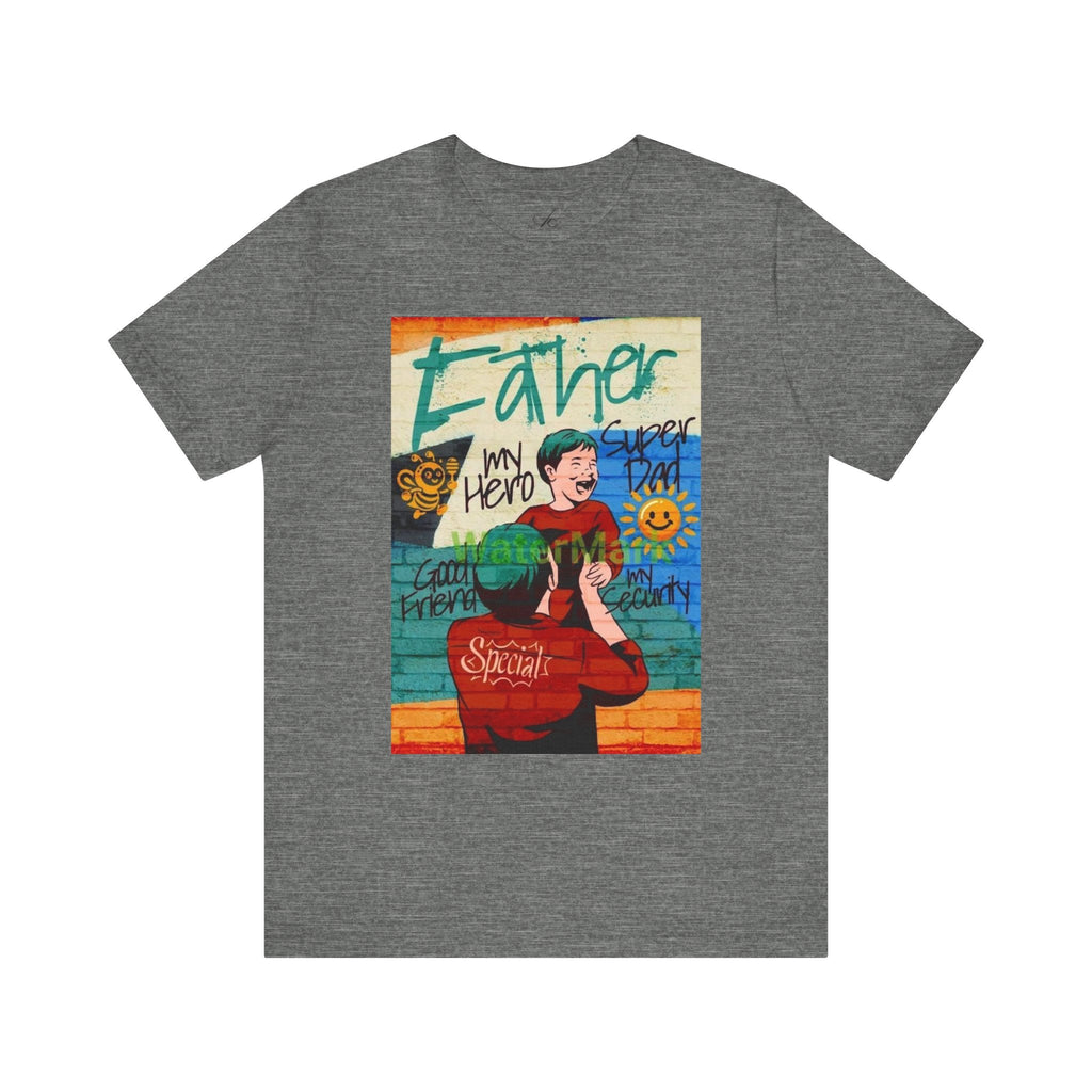 Fathers Day Hero Tee, Unisex TShirt, Gift for Dad, Super Dad Shirt, Fathers Day Present, Casual Style - Metamorphosis Creations