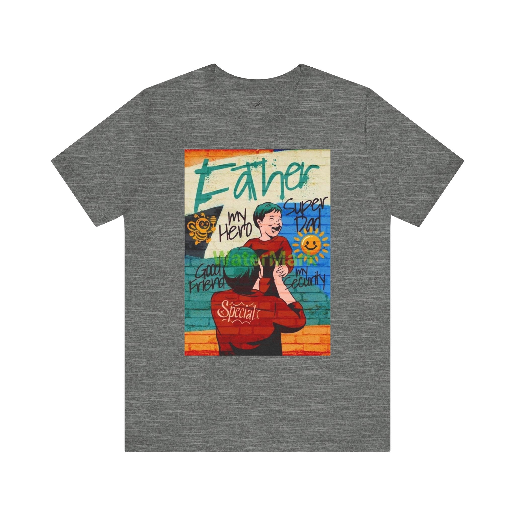 Fathers Day Hero Tee, Unisex TShirt, Gift for Dad, Super Dad Shirt, Fathers Day Present, Casual Style - Metamorphosis Creations