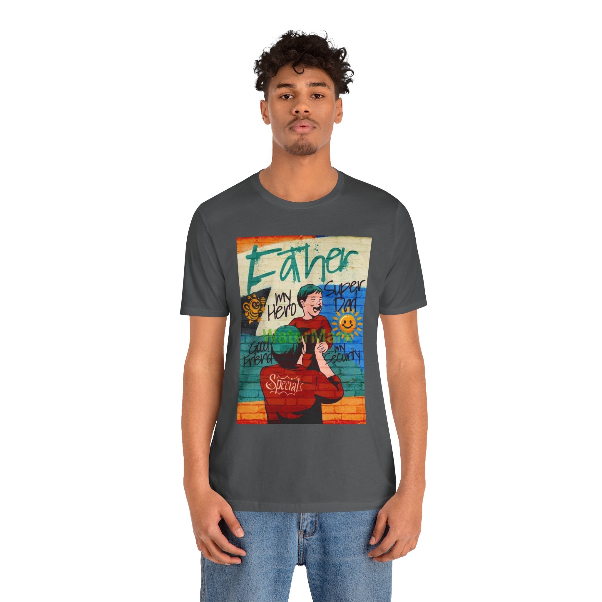 Fathers Day Hero Tee, Unisex TShirt, Gift for Dad, Super Dad Shirt, Fathers Day Present, Casual Style - Metamorphosis Creations