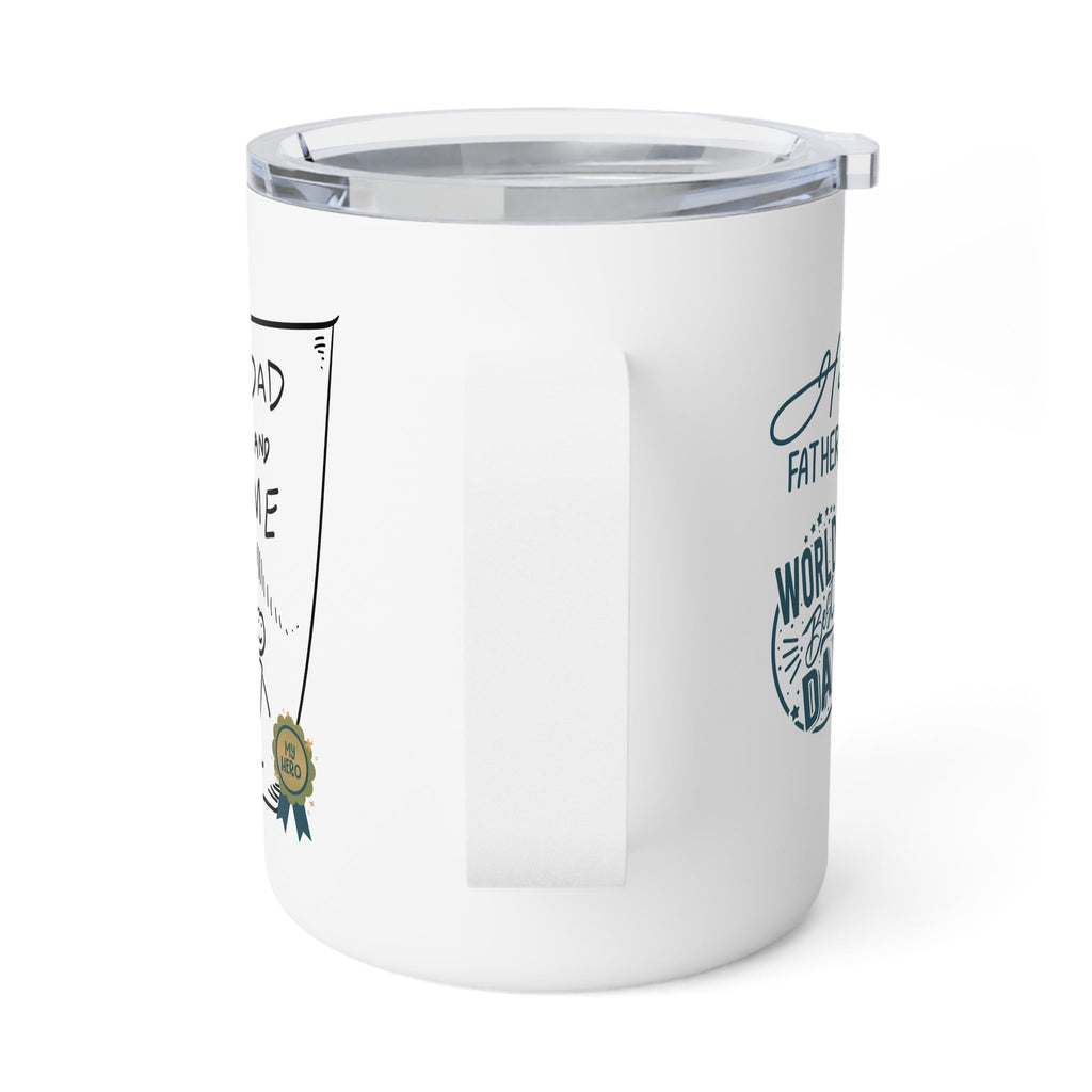 Father's Day Mug Gift for Dad Funny Fathers Mug Insulated Coffee Mug, 10oz - Metamorphosis Creations