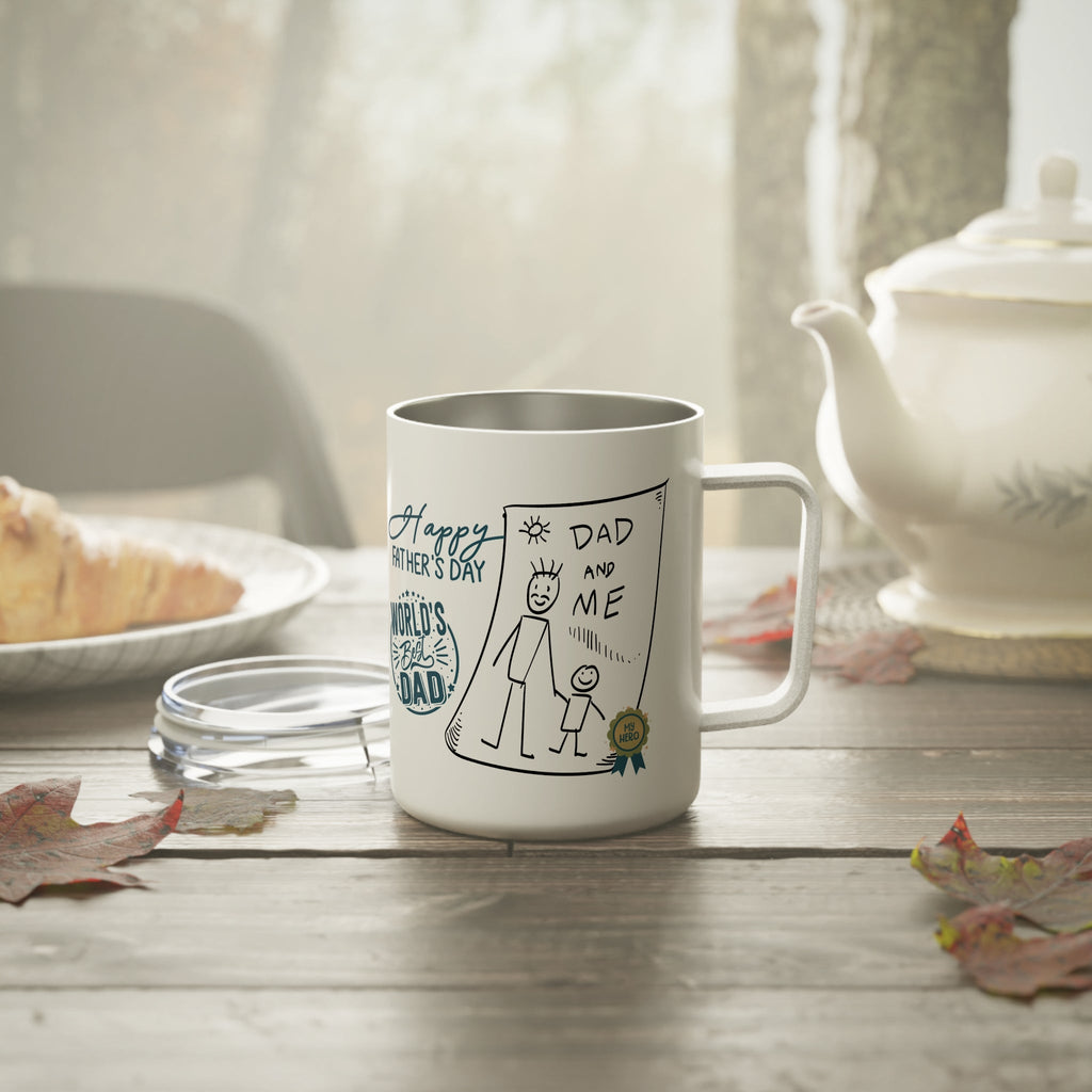Father's Day Mug Gift for Dad Funny Fathers Mug Insulated Coffee Mug, 10oz - Metamorphosis Creations