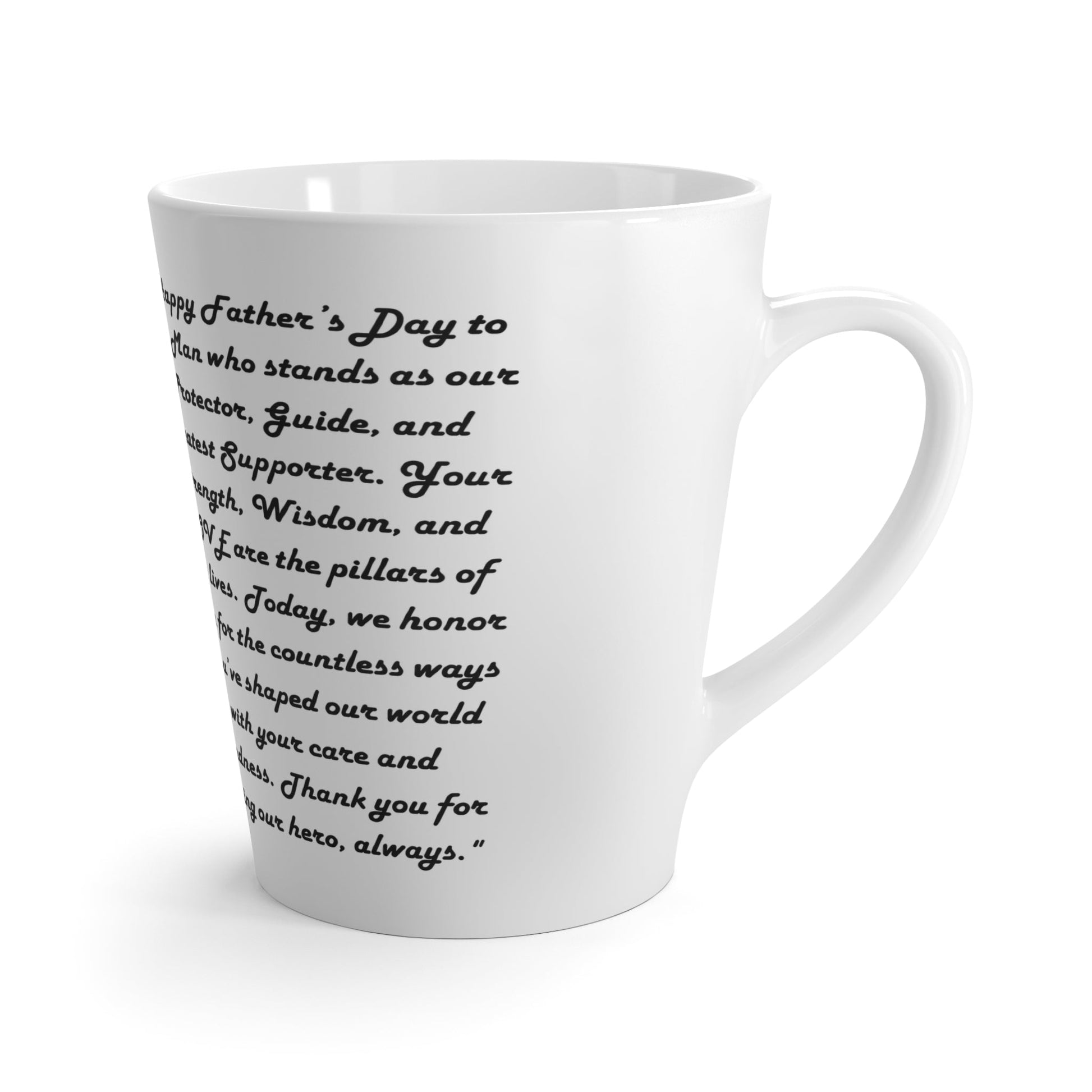 Fathers Day Mug Gift for Dad Funny Fathers Mug Latte Mug - Metamorphosis Creations
