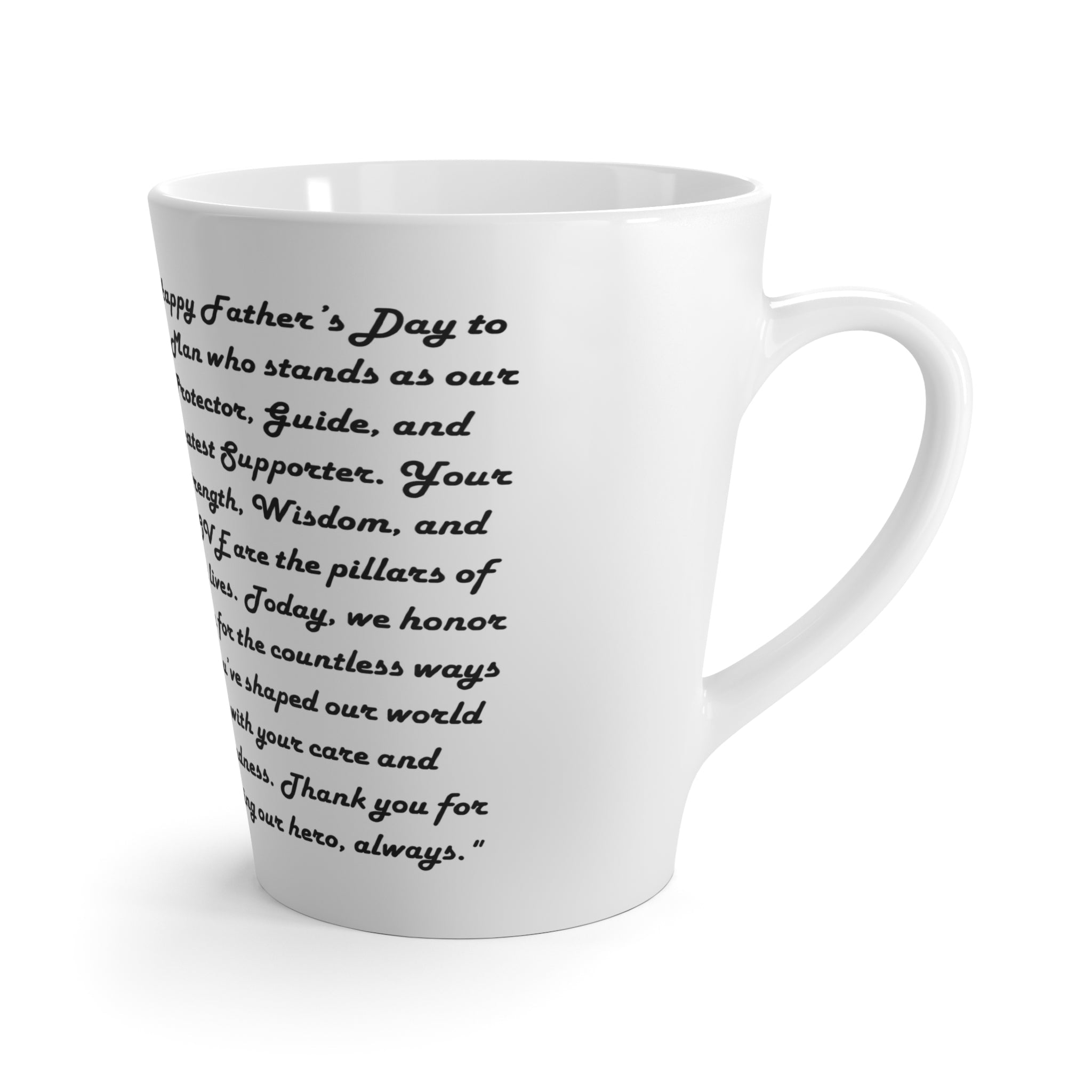 Fathers Day Mug Gift for Dad Funny Fathers Mug Latte Mug - Metamorphosis Creations
