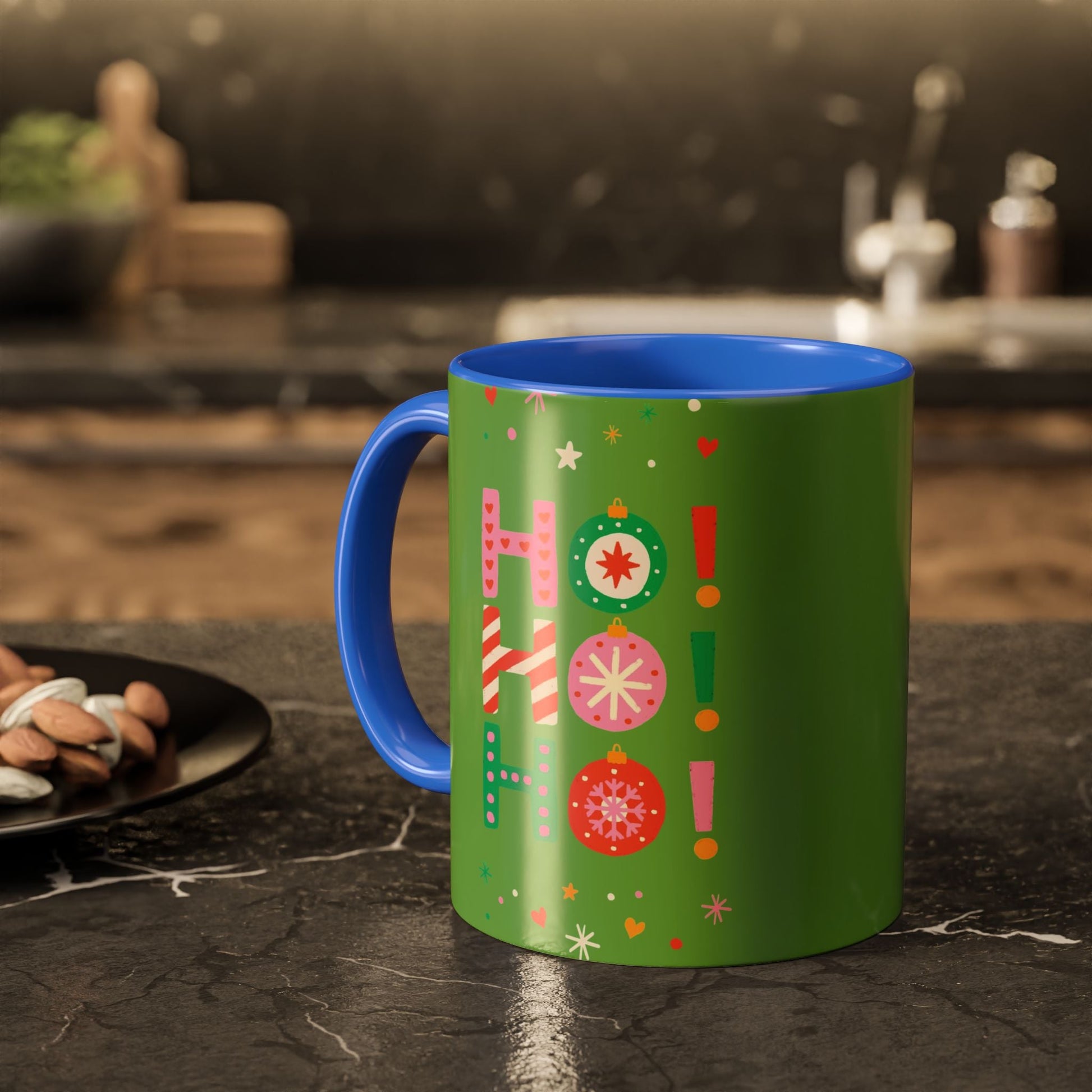 Festive Holiday Mug - Perfect for Christmas, Gift for Coffee Lovers & Cheerful Decor, Ho Ho Ho Design, 11oz & 15oz - Metamorphosis Creations