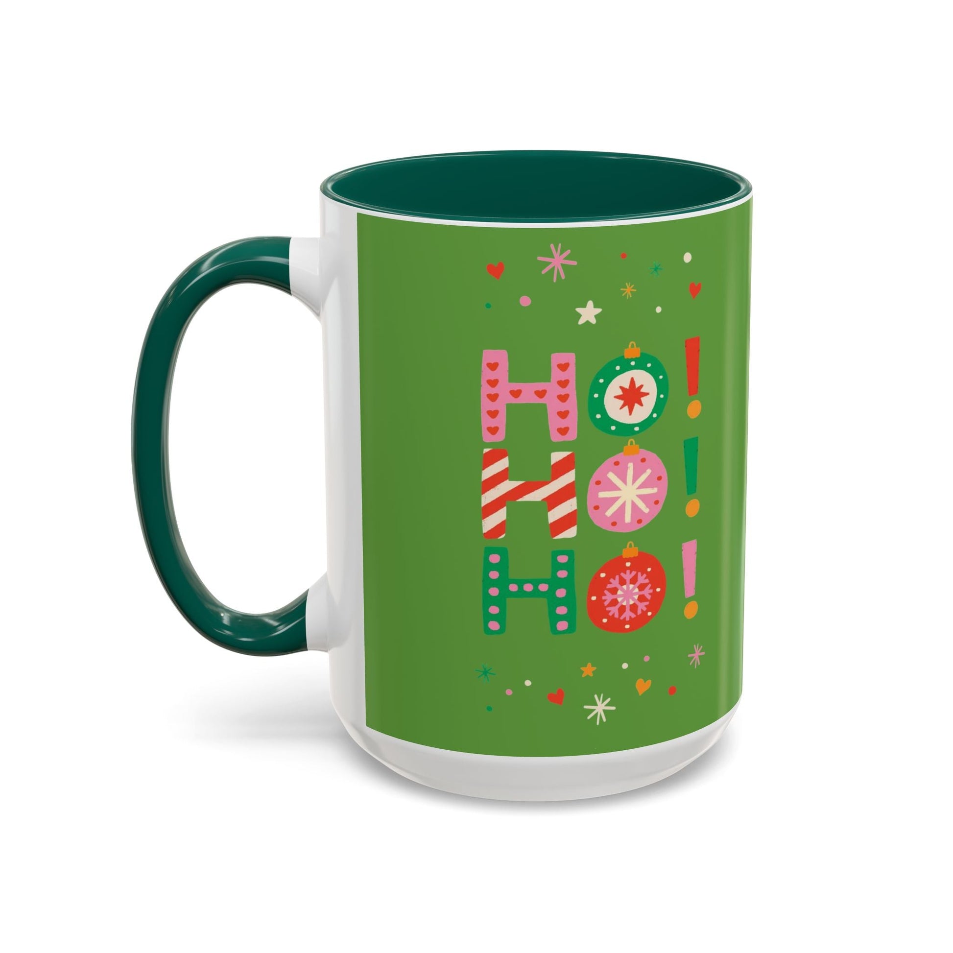 Festive Holiday Mug - Perfect for Christmas, Gift for Coffee Lovers & Cheerful Decor, Ho Ho Ho Design, 11oz & 15oz - Metamorphosis Creations