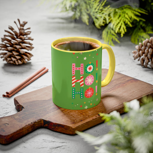 Festive Holiday Mug - Perfect for Christmas, Gift for Coffee Lovers & Cheerful Decor, Ho Ho Ho Design, 11oz & 15oz - Metamorphosis Creations