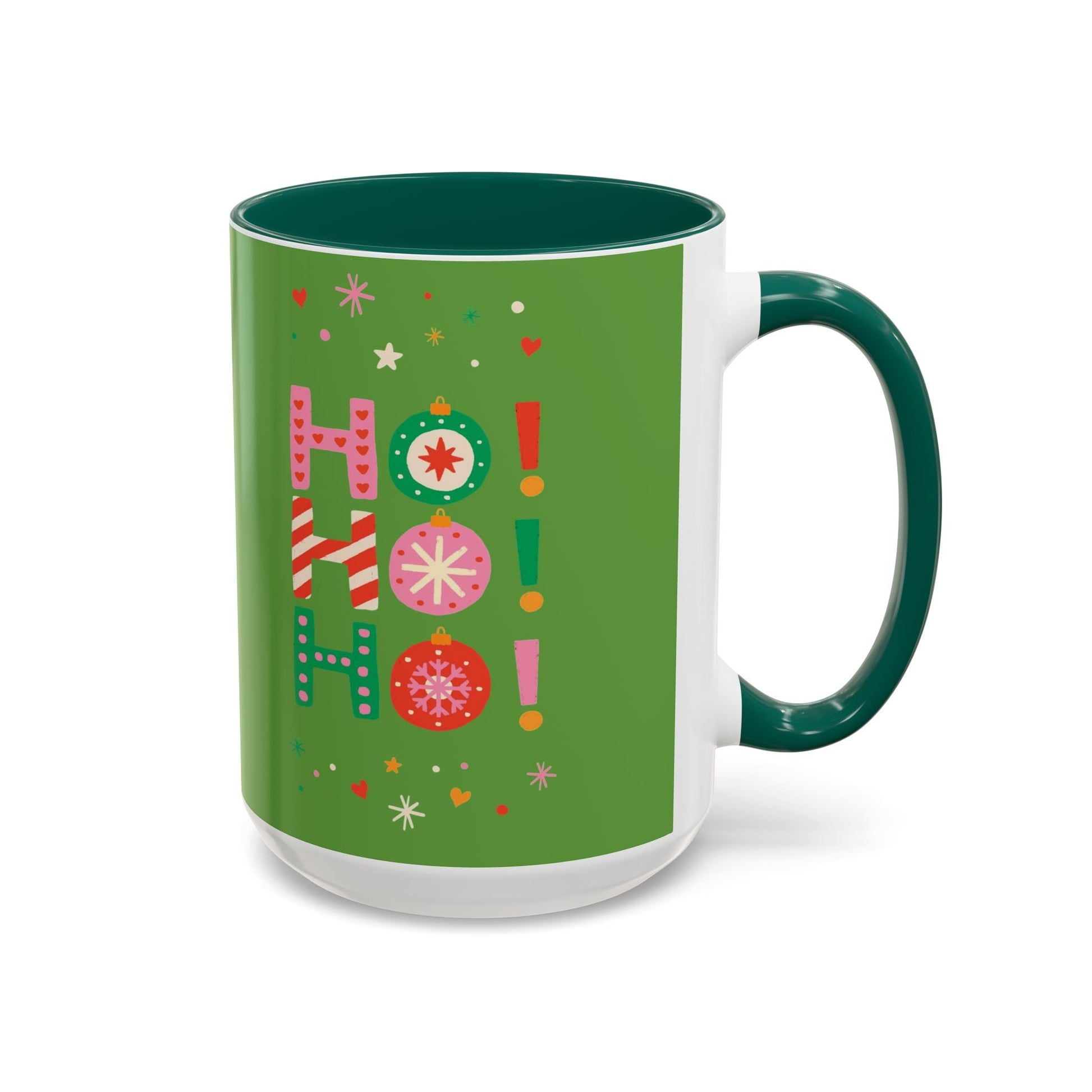 Festive Holiday Mug - Perfect for Christmas, Gift for Coffee Lovers & Cheerful Decor, Ho Ho Ho Design, 11oz & 15oz - Metamorphosis Creations