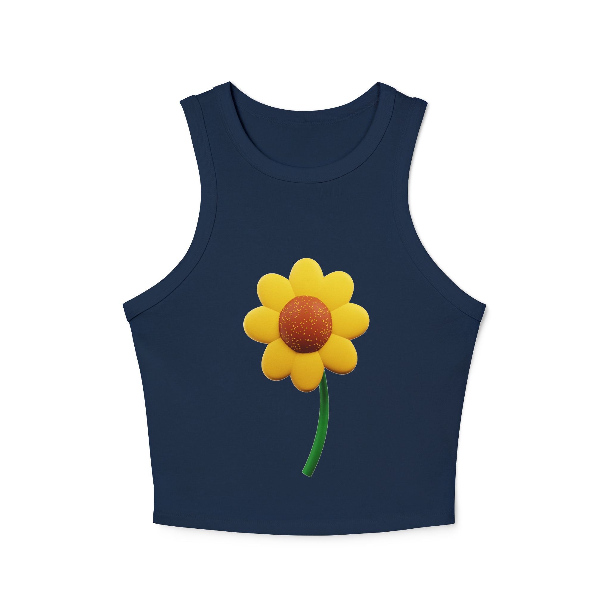 Floral Racer Tank Top Summer Top Women’s Flower Shirt Festival Outfit Top Boho - Metamorphosis Creations