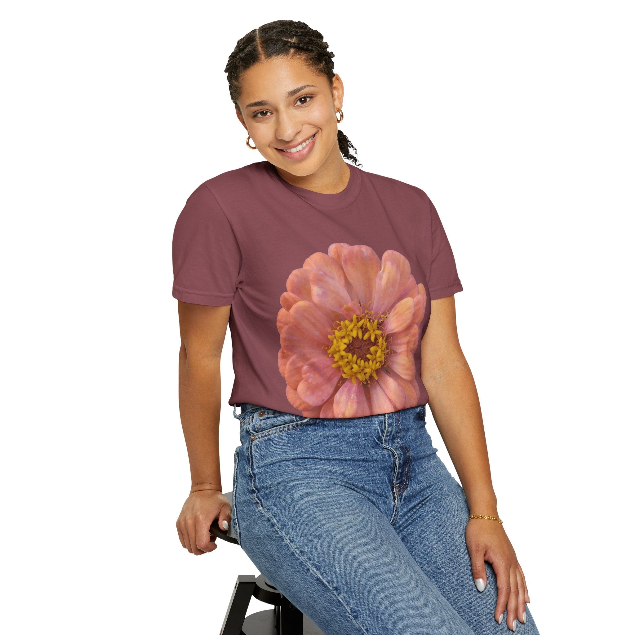 Floral Unisex T-Shirt, Casual Floral Tee, Gift for Flower Lovers, Spring Wardrobe Essential, Unique Graphic Tee, Summer Fashion - Metamorphosis Creations