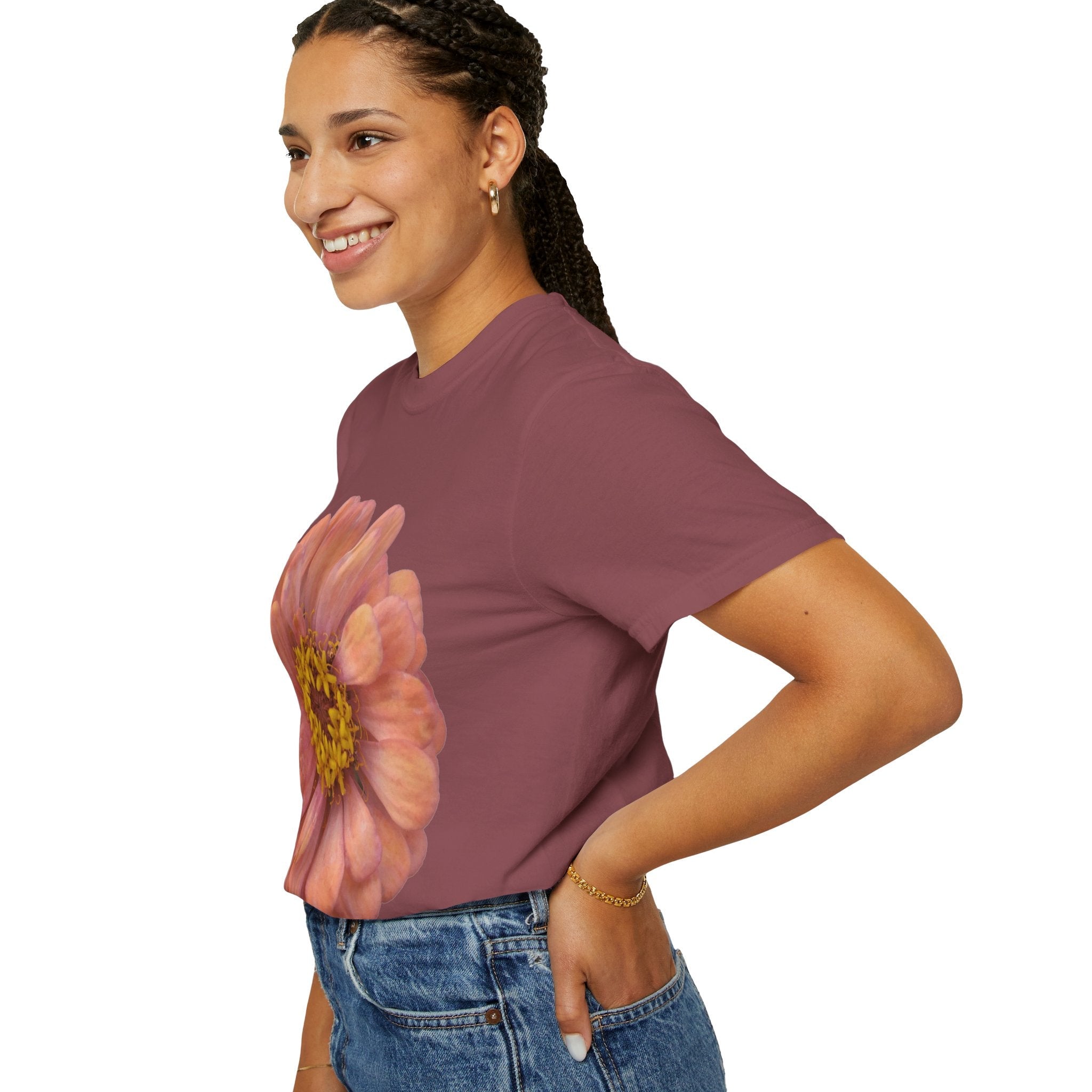 Floral Unisex T-Shirt, Casual Floral Tee, Gift for Flower Lovers, Spring Wardrobe Essential, Unique Graphic Tee, Summer Fashion - Metamorphosis Creations