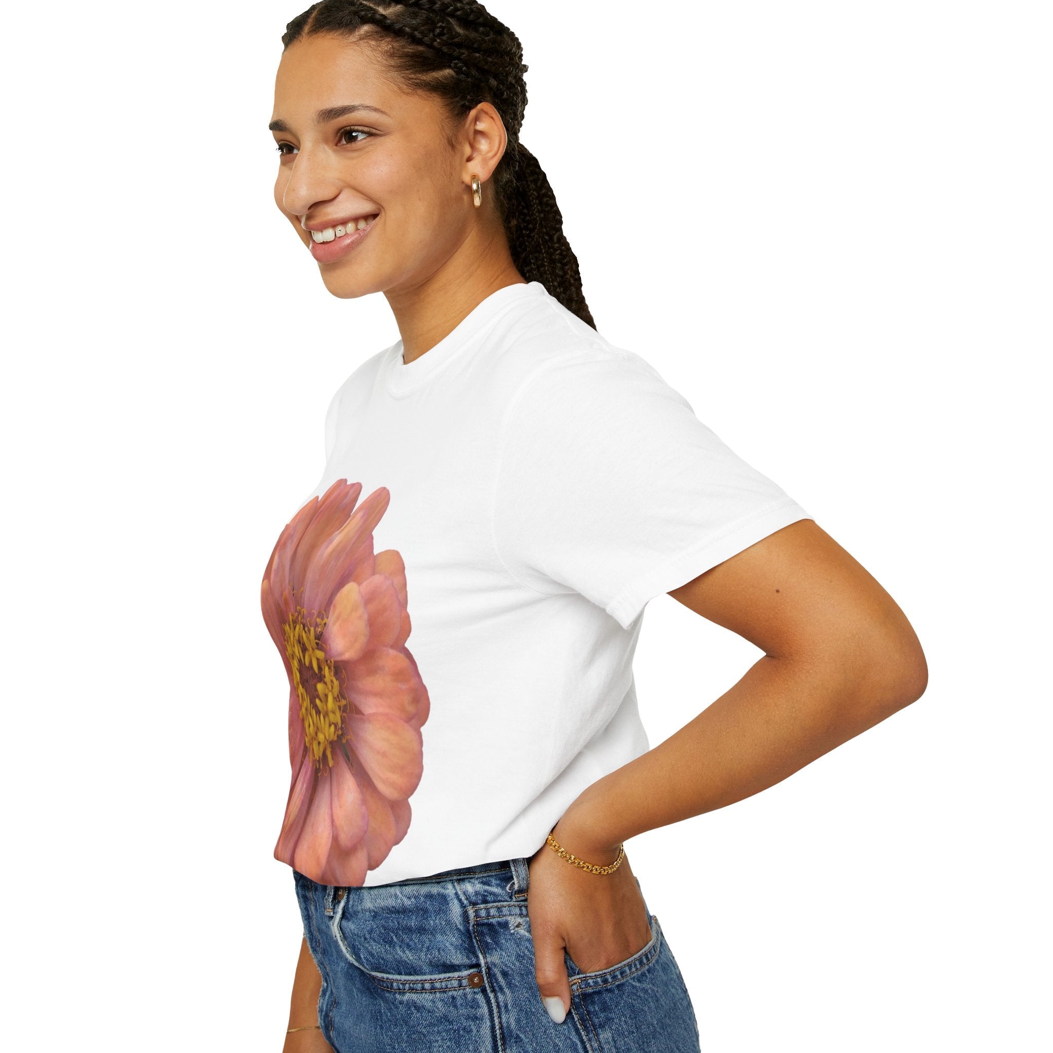 Floral Unisex T-Shirt, Casual Floral Tee, Gift for Flower Lovers, Spring Wardrobe Essential, Unique Graphic Tee, Summer Fashion - Metamorphosis Creations