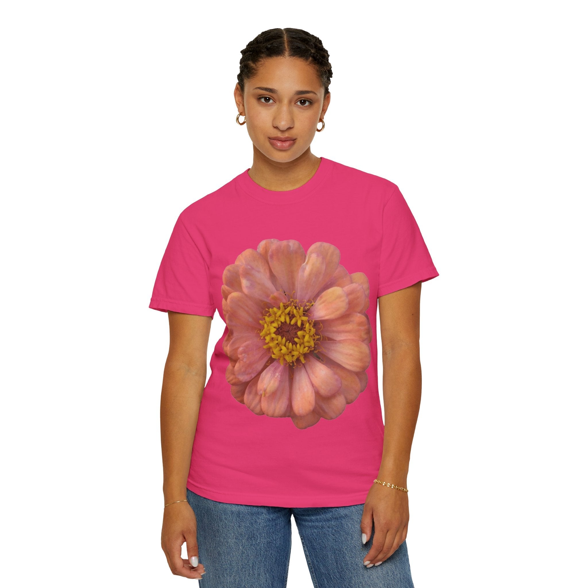 Floral Unisex T-Shirt, Casual Floral Tee, Gift for Flower Lovers, Spring Wardrobe Essential, Unique Graphic Tee, Summer Fashion - Metamorphosis Creations