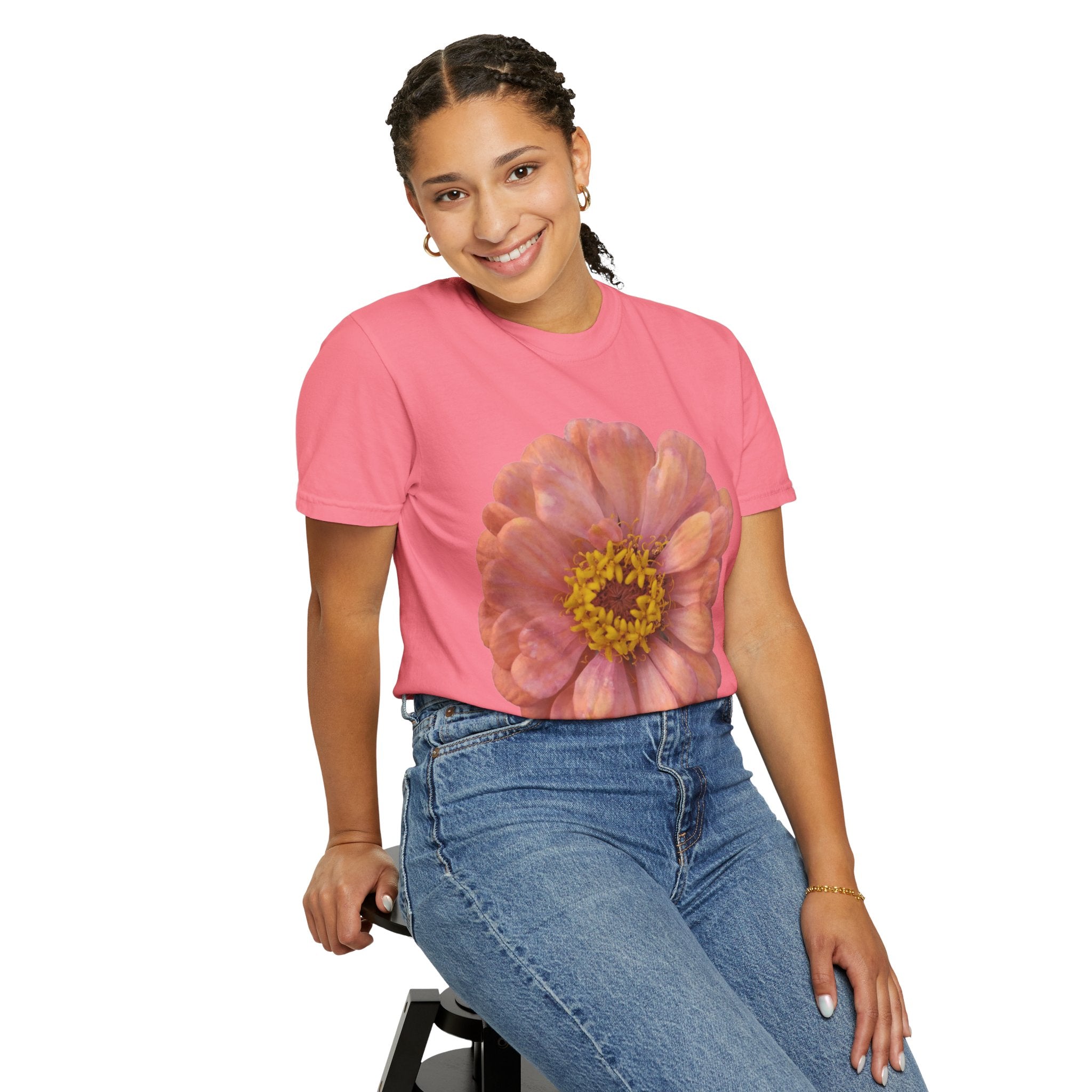 Floral Unisex T-Shirt, Casual Floral Tee, Gift for Flower Lovers, Spring Wardrobe Essential, Unique Graphic Tee, Summer Fashion - Metamorphosis Creations