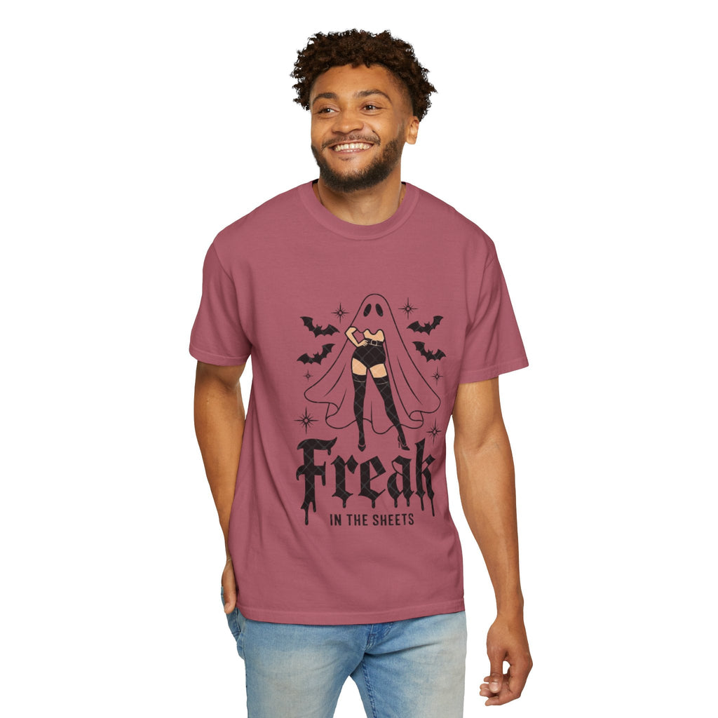 Freaky Halloween Unisex T-Shirt | Spooky Vibes, Ghost Design, Fall Fashion, Halloween Party, Gift for Her - Metamorphosis Creations