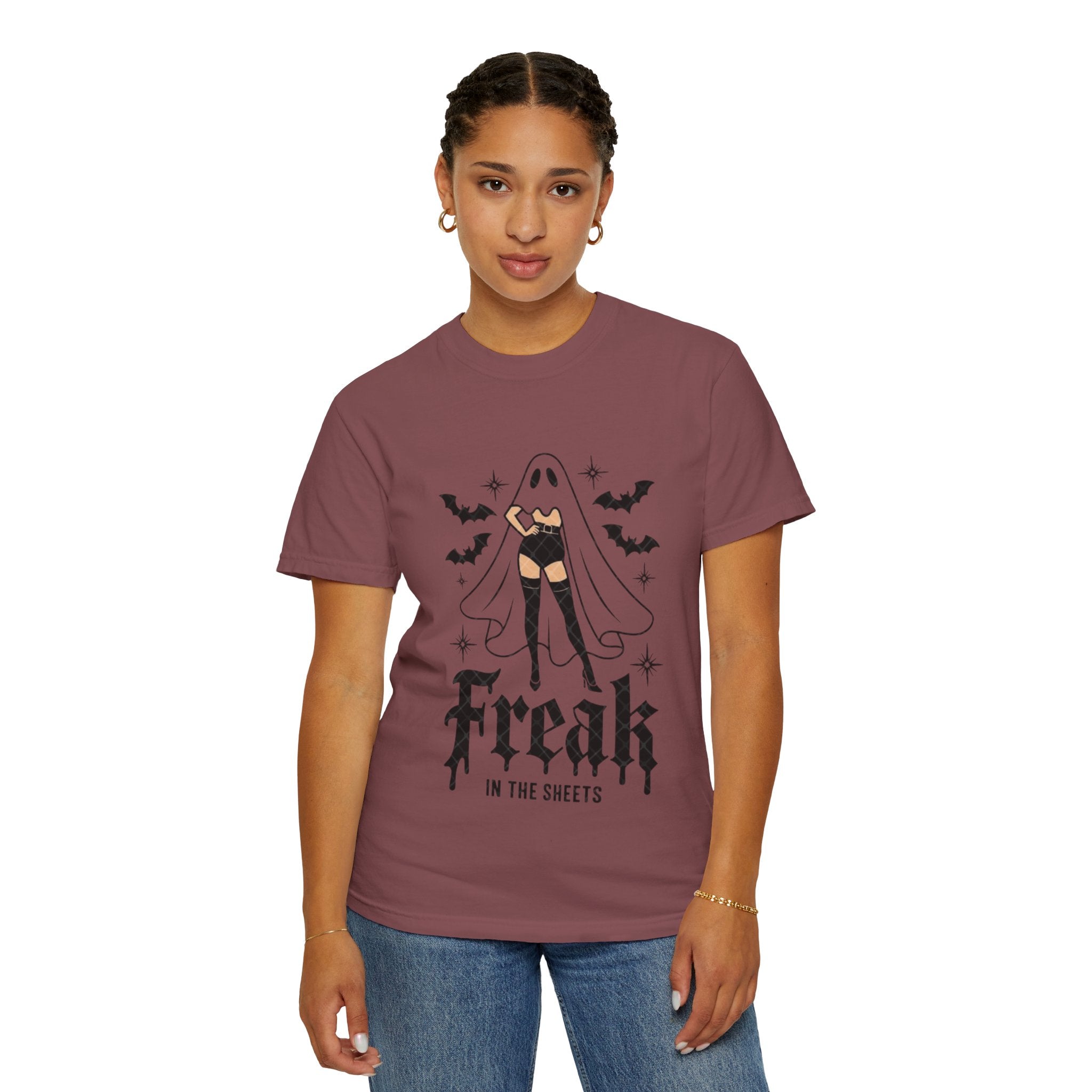 Freaky Halloween Unisex T-Shirt | Spooky Vibes, Ghost Design, Fall Fashion, Halloween Party, Gift for Her - Metamorphosis Creations
