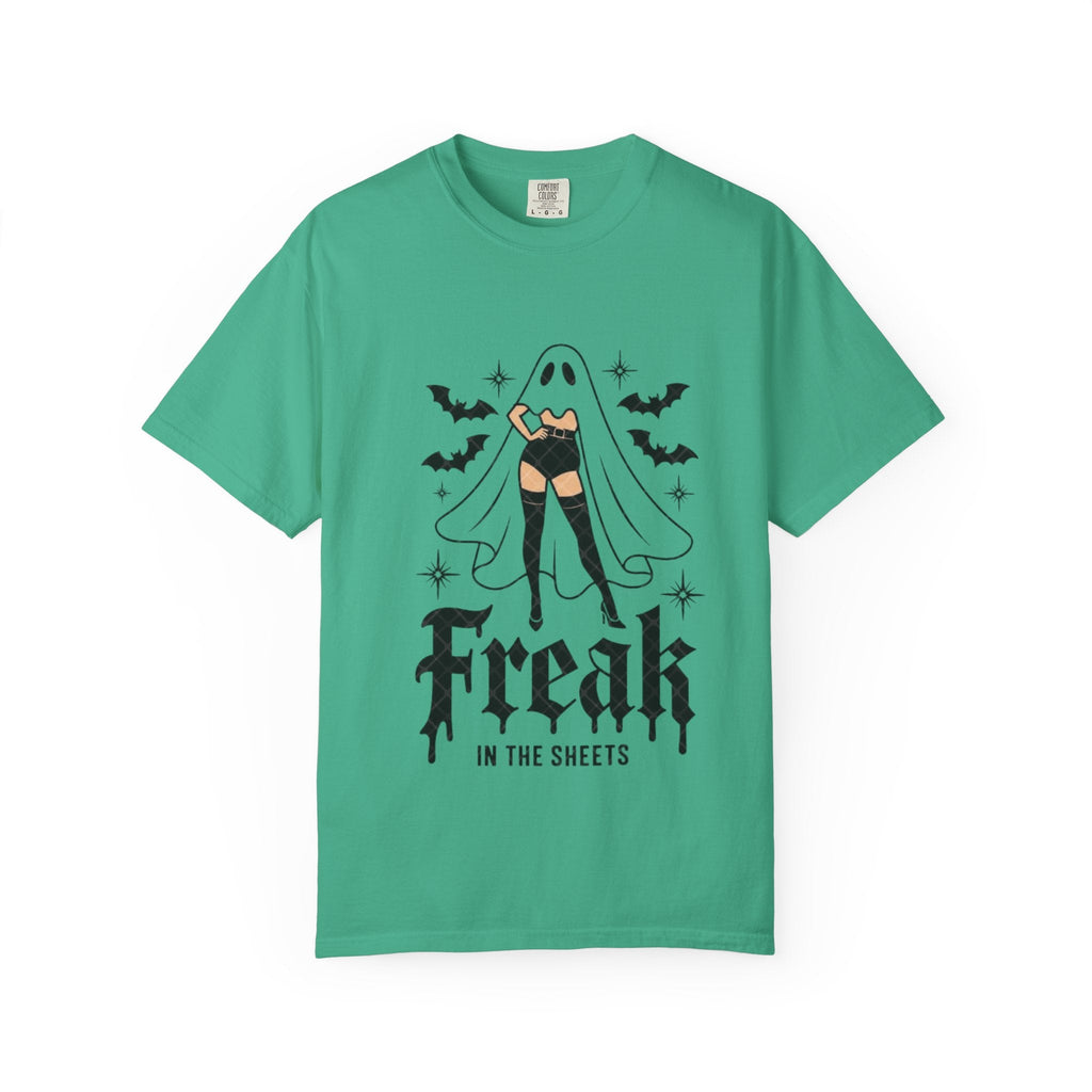 Freaky Halloween Unisex T-Shirt | Spooky Vibes, Ghost Design, Fall Fashion, Halloween Party, Gift for Her - Metamorphosis Creations