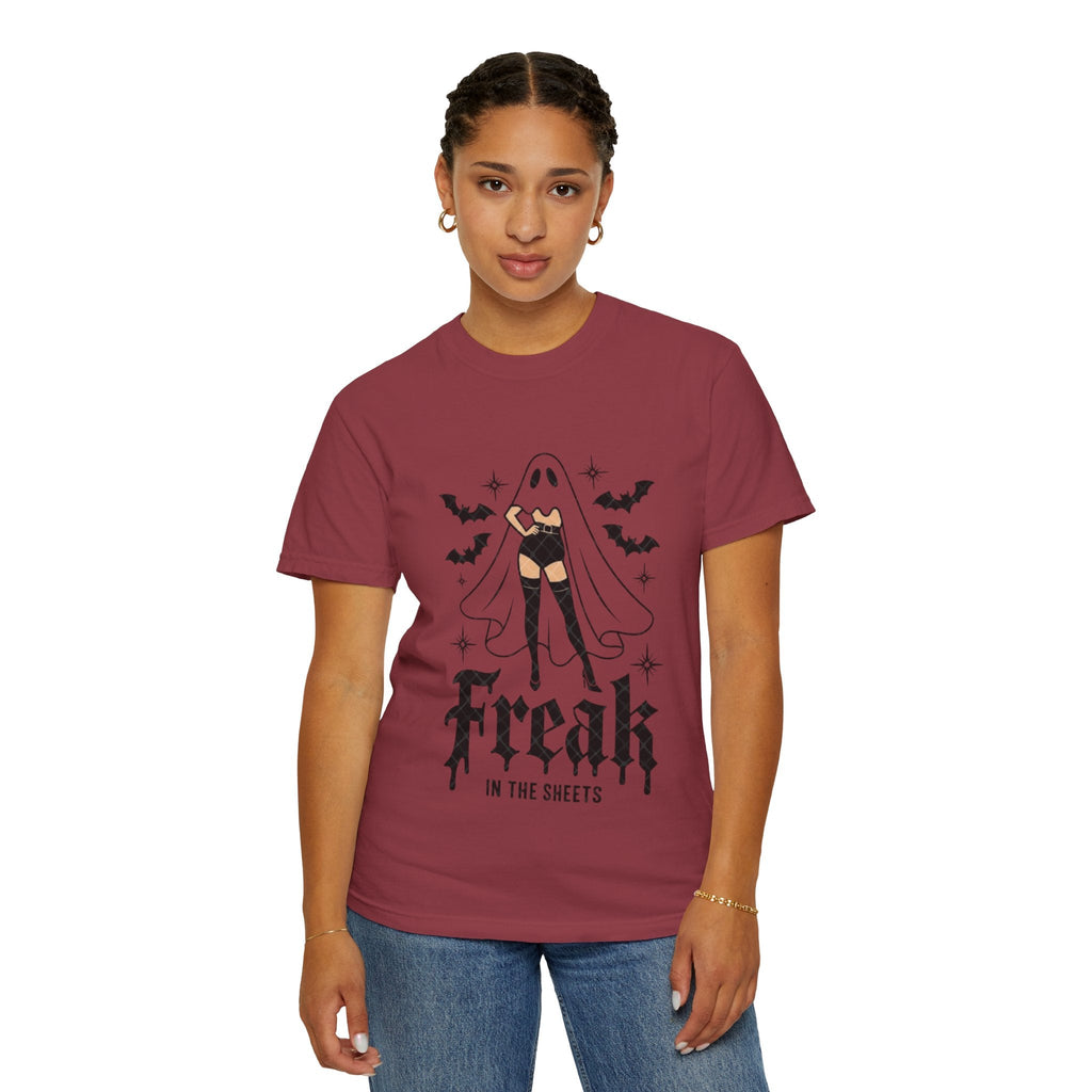 Freaky Halloween Unisex T-Shirt | Spooky Vibes, Ghost Design, Fall Fashion, Halloween Party, Gift for Her - Metamorphosis Creations