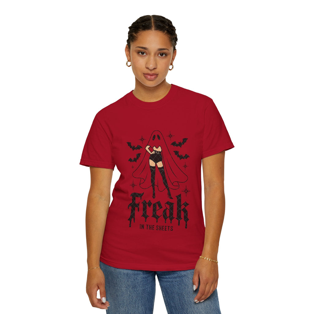 Freaky Halloween Unisex T-Shirt | Spooky Vibes, Ghost Design, Fall Fashion, Halloween Party, Gift for Her - Metamorphosis Creations