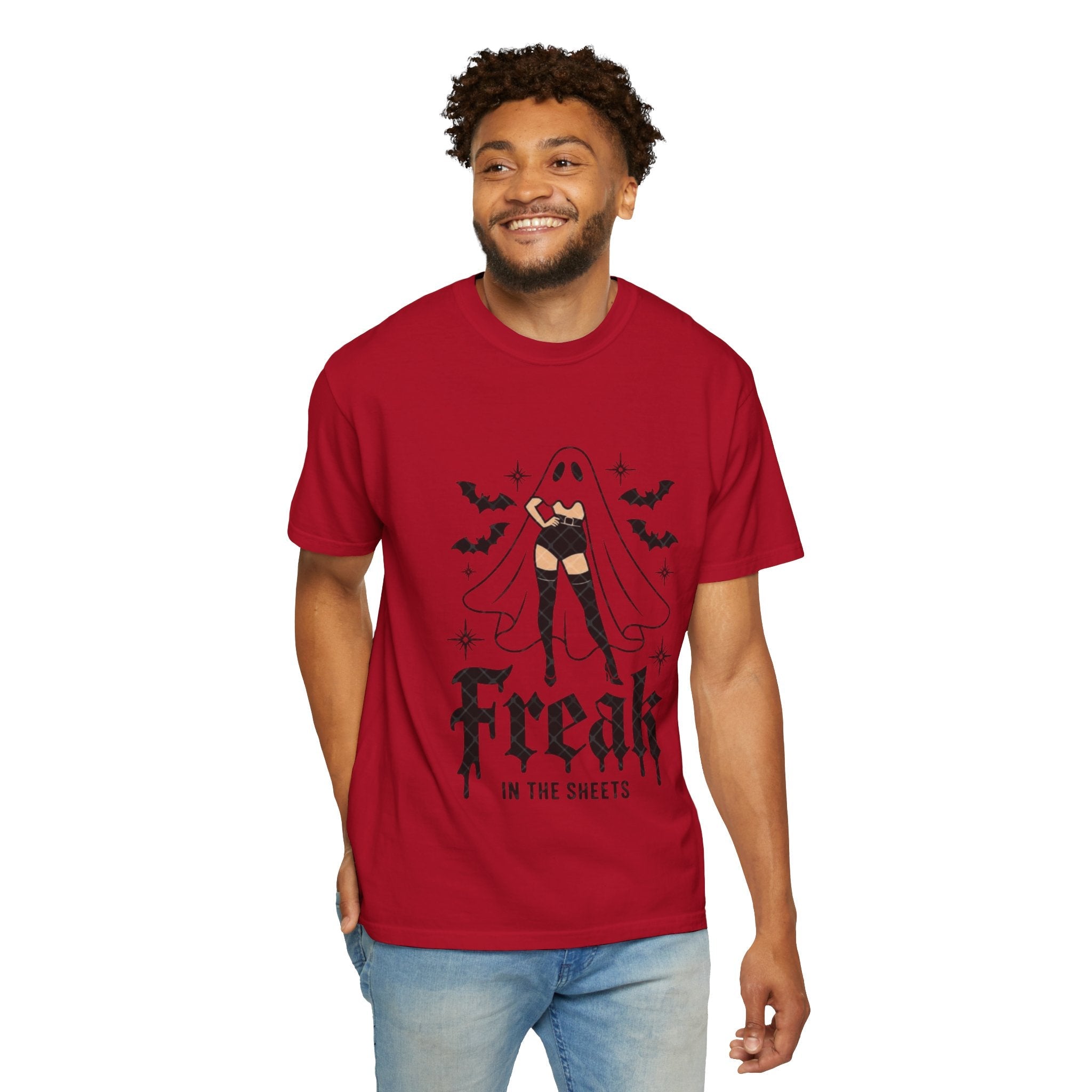 Freaky Halloween Unisex T-Shirt | Spooky Vibes, Ghost Design, Fall Fashion, Halloween Party, Gift for Her - Metamorphosis Creations