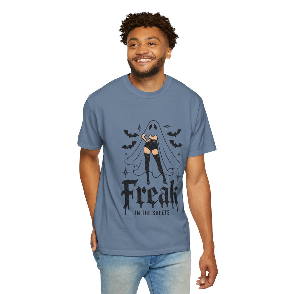 Freaky Halloween Unisex T-Shirt | Spooky Vibes, Ghost Design, Fall Fashion, Halloween Party, Gift for Her - Metamorphosis Creations
