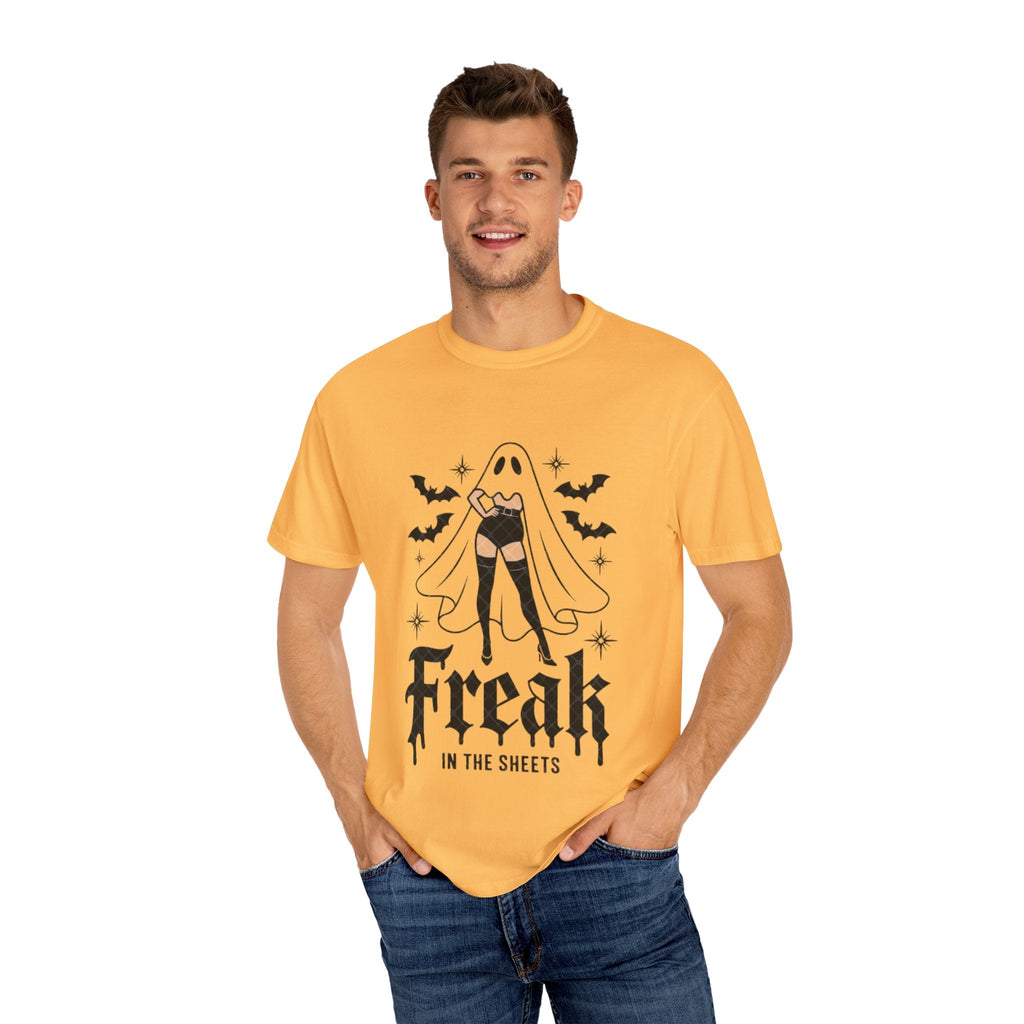 Freaky Halloween Unisex T-Shirt | Spooky Vibes, Ghost Design, Fall Fashion, Halloween Party, Gift for Her - Metamorphosis Creations