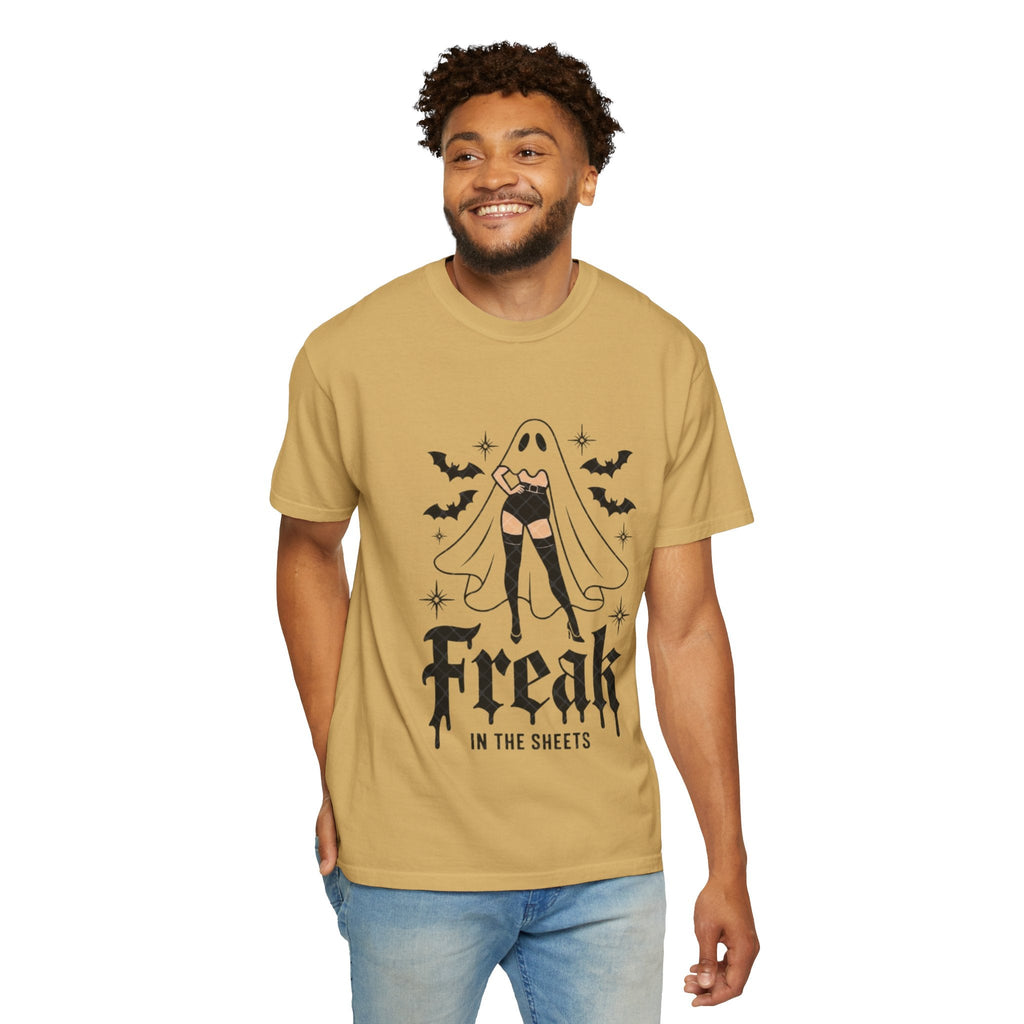 Freaky Halloween Unisex T-Shirt | Spooky Vibes, Ghost Design, Fall Fashion, Halloween Party, Gift for Her - Metamorphosis Creations