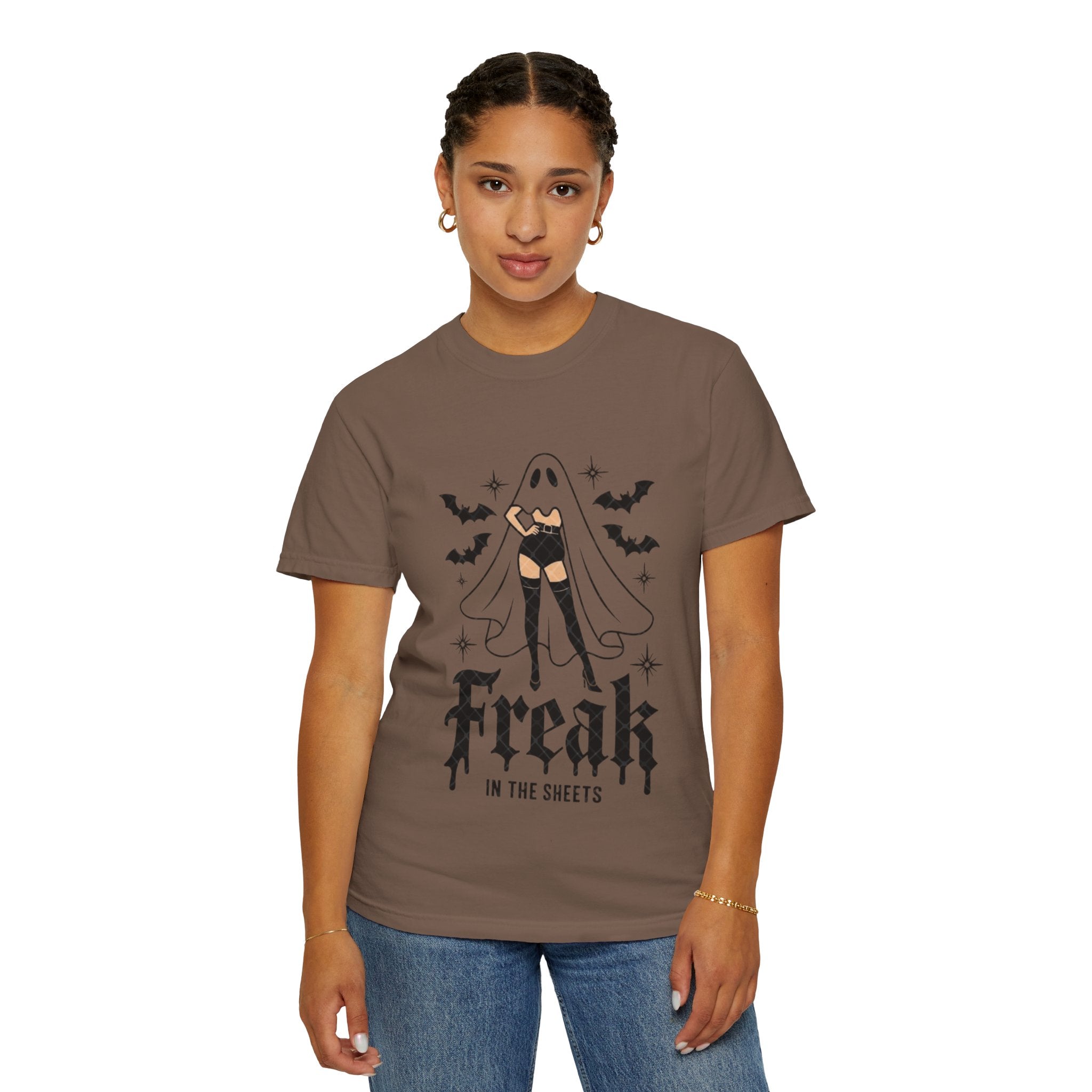 Freaky Halloween Unisex T-Shirt | Spooky Vibes, Ghost Design, Fall Fashion, Halloween Party, Gift for Her - Metamorphosis Creations