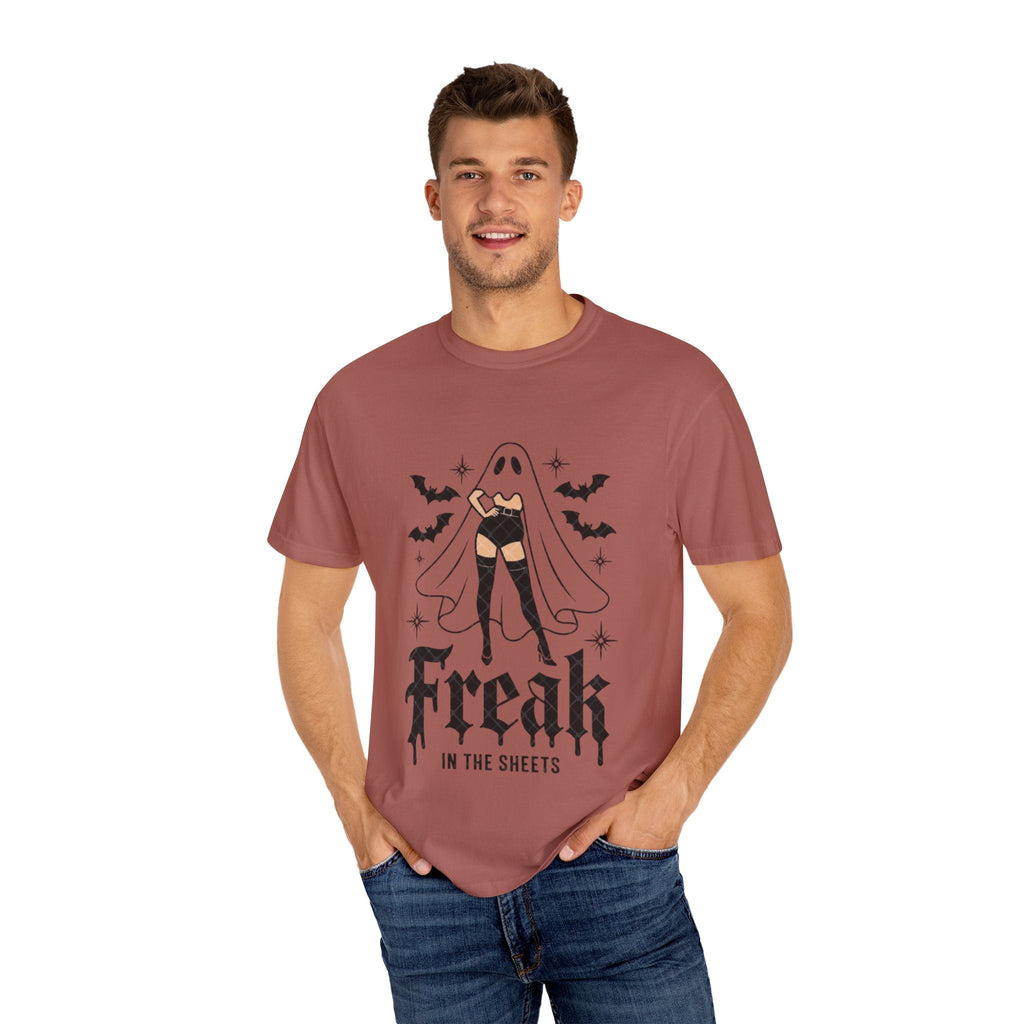 Freaky Halloween Unisex T-Shirt | Spooky Vibes, Ghost Design, Fall Fashion, Halloween Party, Gift for Her - Metamorphosis Creations