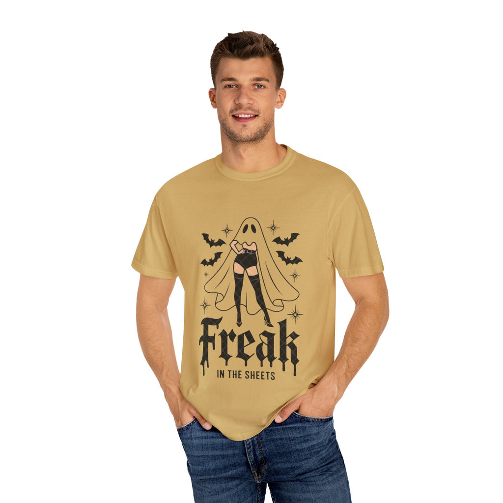 Freaky Halloween Unisex T-Shirt | Spooky Vibes, Ghost Design, Fall Fashion, Halloween Party, Gift for Her - Metamorphosis Creations