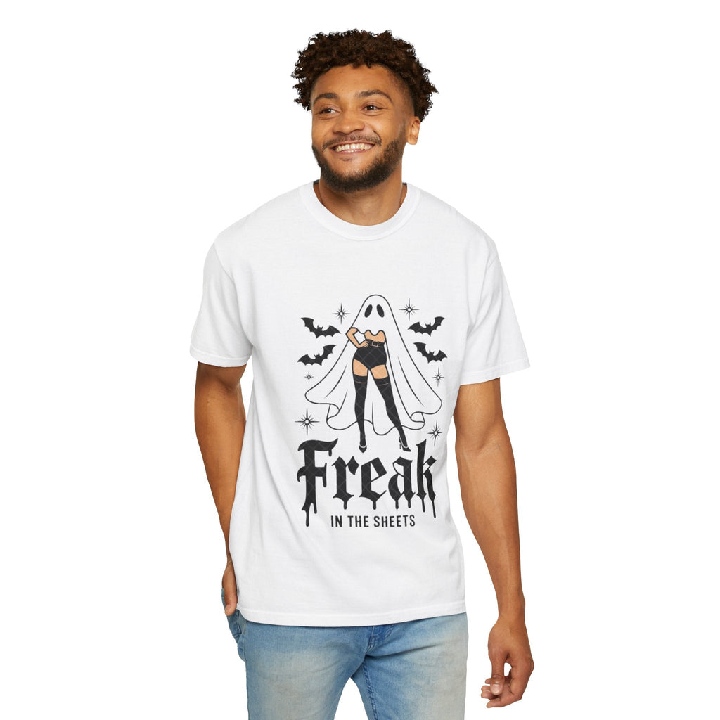 Freaky Halloween Unisex T-Shirt | Spooky Vibes, Ghost Design, Fall Fashion, Halloween Party, Gift for Her - Metamorphosis Creations