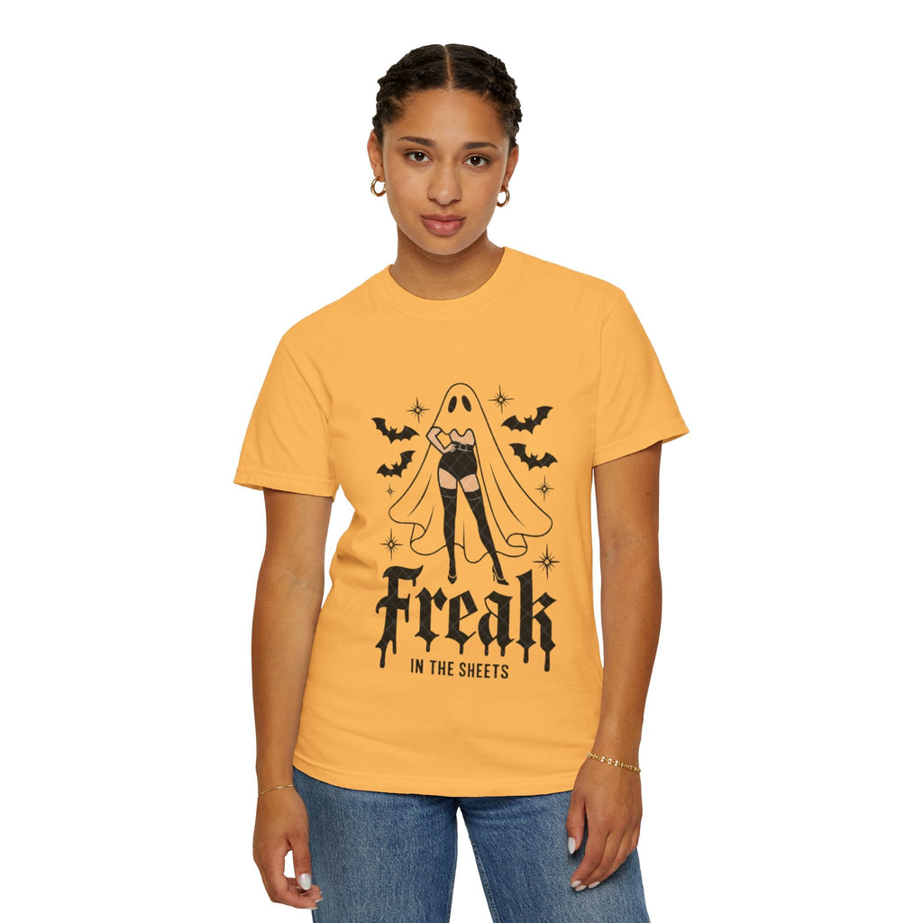 Freaky Halloween Unisex T-Shirt | Spooky Vibes, Ghost Design, Fall Fashion, Halloween Party, Gift for Her - Metamorphosis Creations