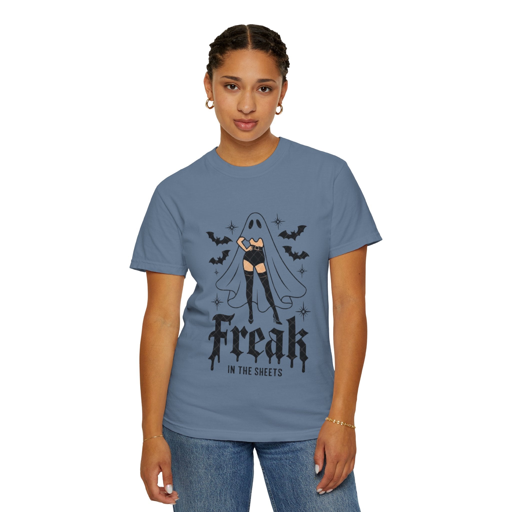 Freaky Halloween Unisex T-Shirt | Spooky Vibes, Ghost Design, Fall Fashion, Halloween Party, Gift for Her - Metamorphosis Creations