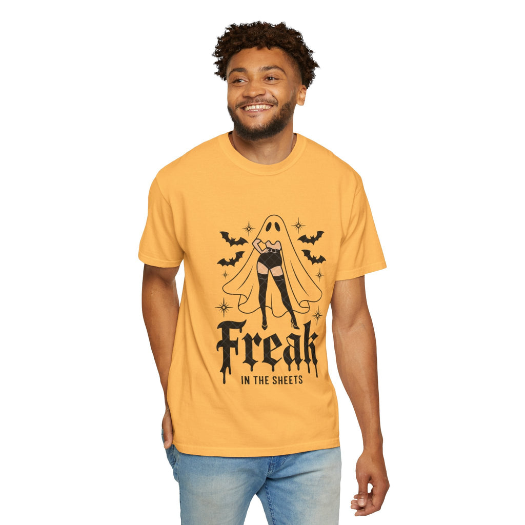 Freaky Halloween Unisex T-Shirt | Spooky Vibes, Ghost Design, Fall Fashion, Halloween Party, Gift for Her - Metamorphosis Creations