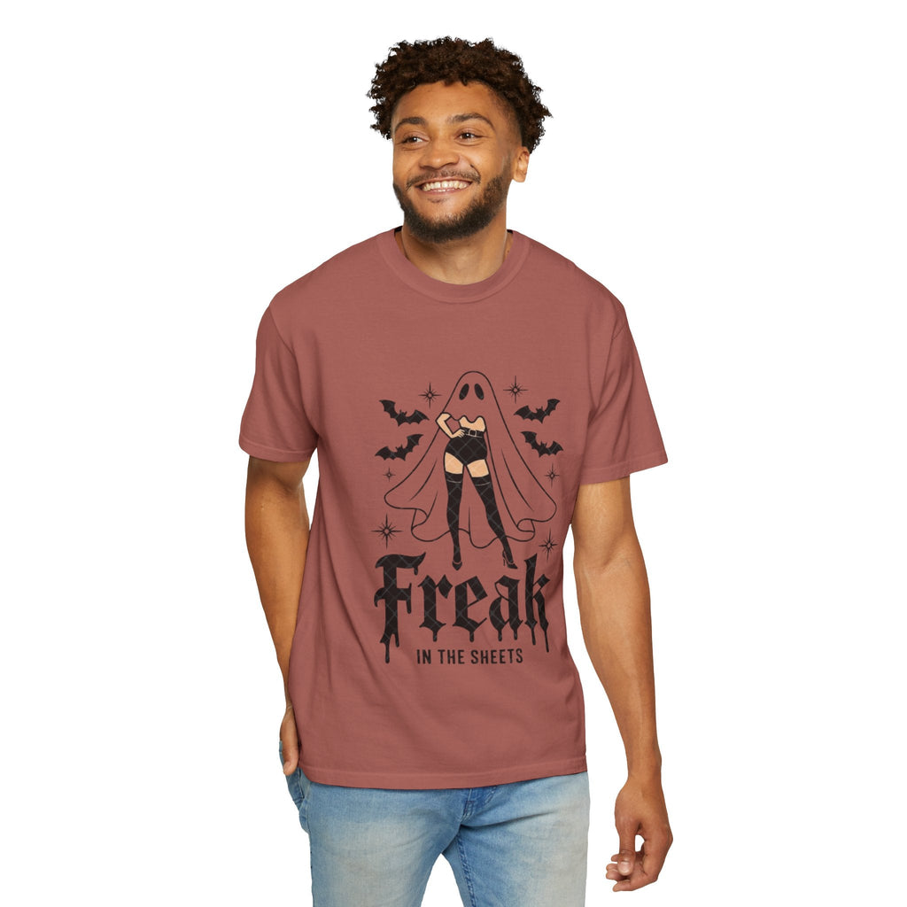 Freaky Halloween Unisex T-Shirt | Spooky Vibes, Ghost Design, Fall Fashion, Halloween Party, Gift for Her - Metamorphosis Creations