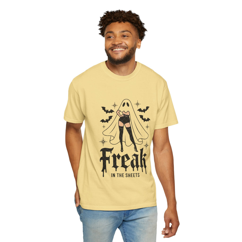 Freaky Halloween Unisex T-Shirt | Spooky Vibes, Ghost Design, Fall Fashion, Halloween Party, Gift for Her - Metamorphosis Creations