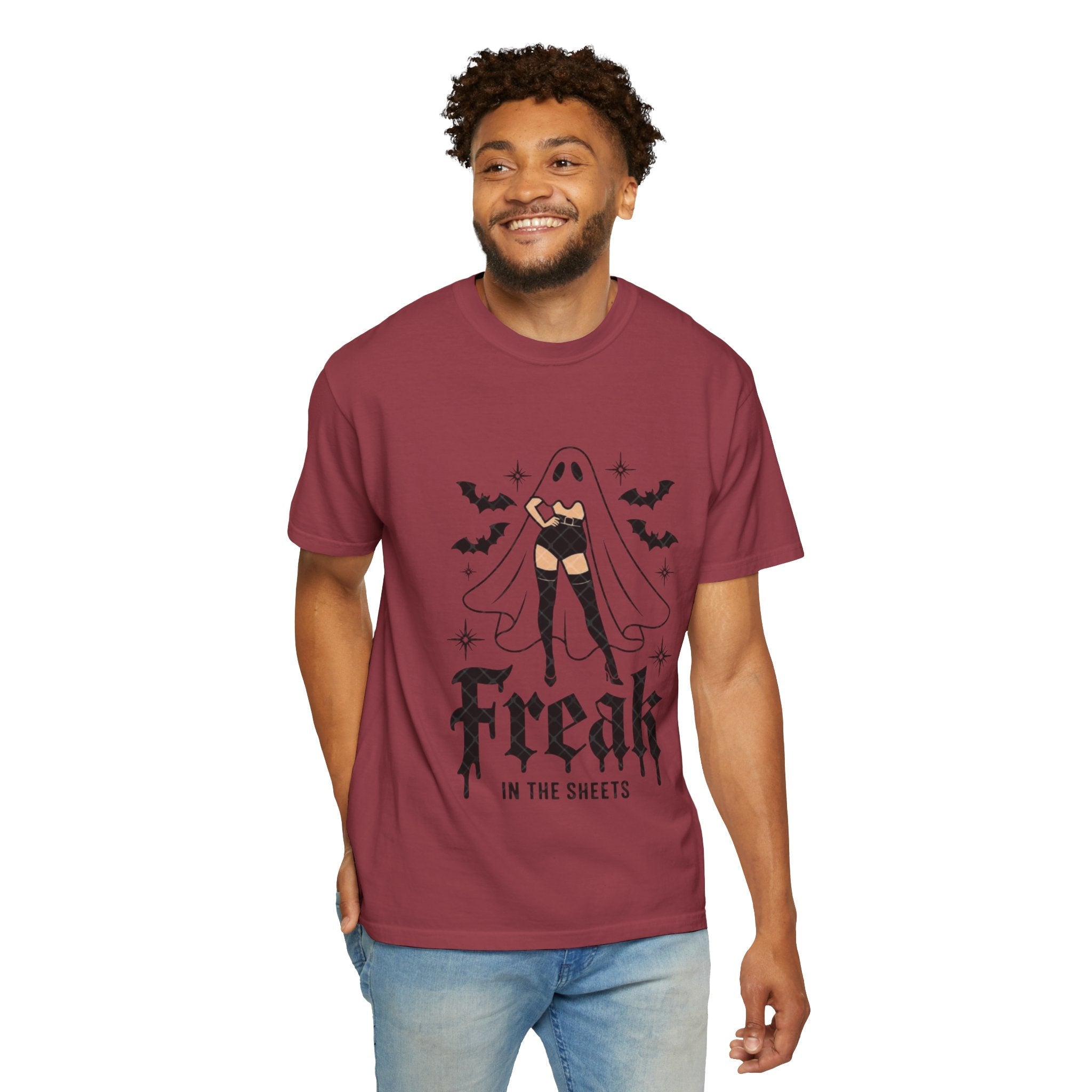 Freaky Halloween Unisex T-Shirt | Spooky Vibes, Ghost Design, Fall Fashion, Halloween Party, Gift for Her - Metamorphosis Creations