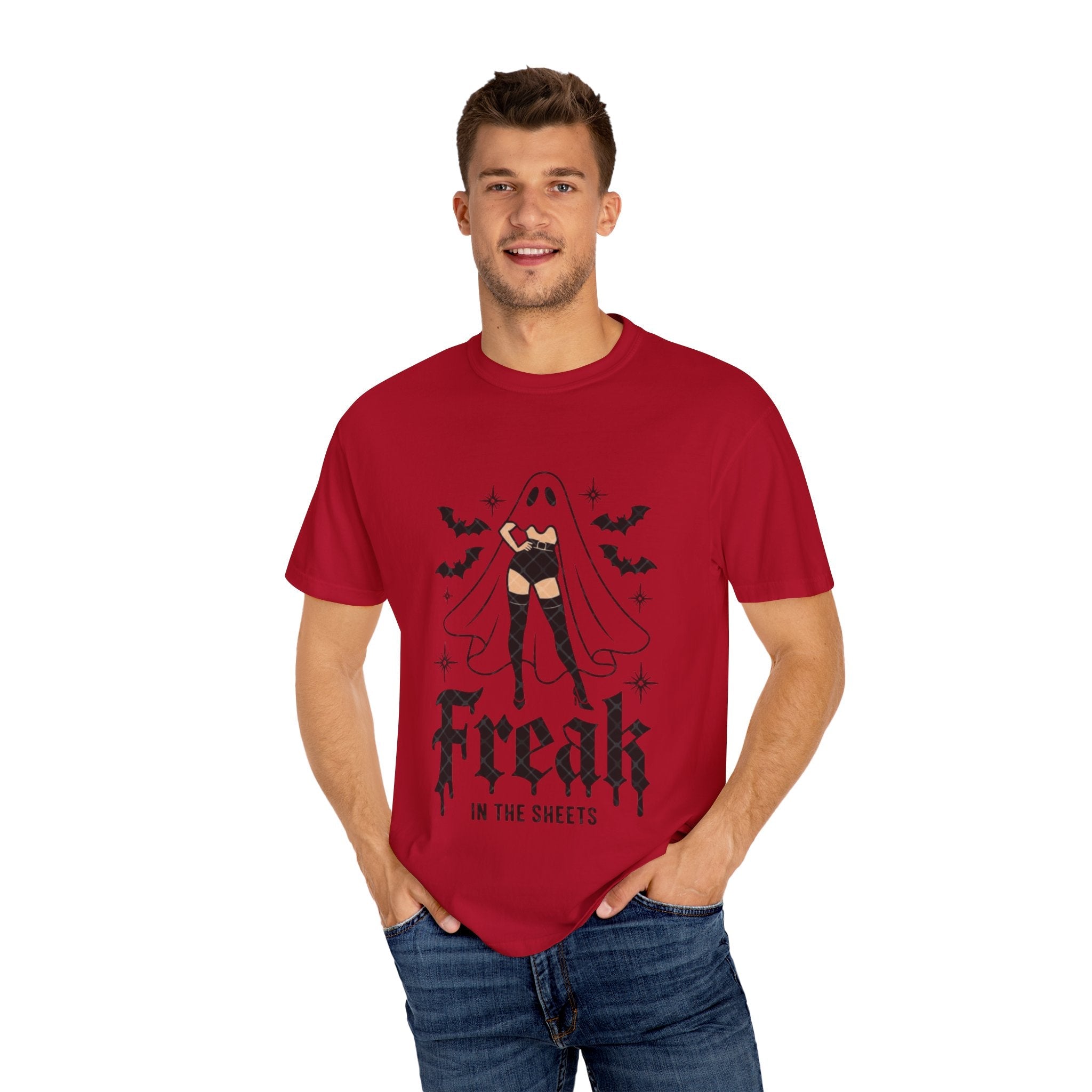 Freaky Halloween Unisex T-Shirt | Spooky Vibes, Ghost Design, Fall Fashion, Halloween Party, Gift for Her - Metamorphosis Creations