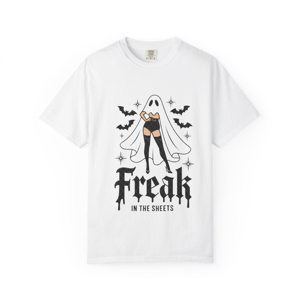 Freaky Halloween Unisex T-Shirt | Spooky Vibes, Ghost Design, Fall Fashion, Halloween Party, Gift for Her - Metamorphosis Creations