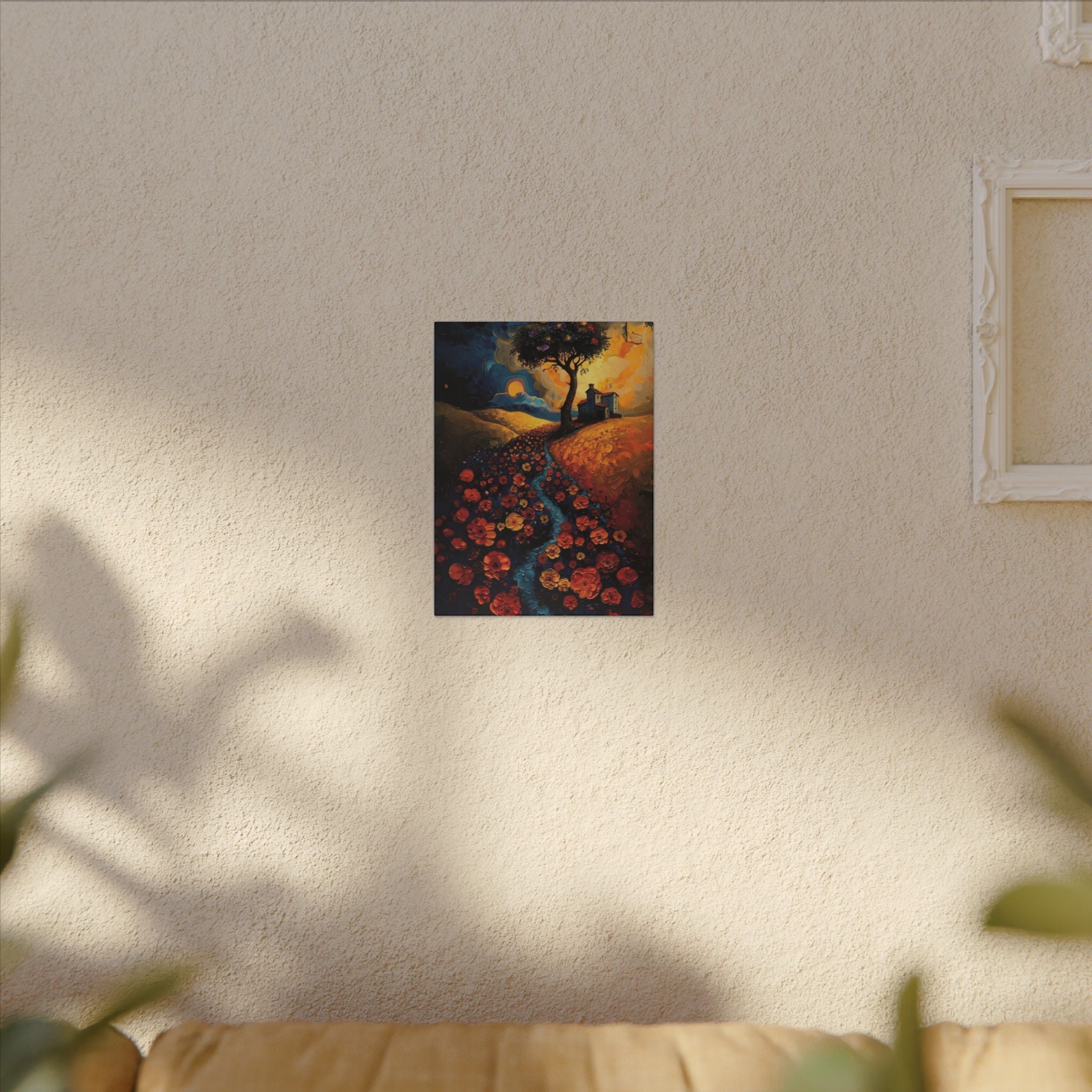 Fuel Your Space with Inspiration Vibrant Floral Canvas Art, Home Decor, Wall Hanging, Gift for Art Lovers, Landscape Painting, Colorful House Decoration - Metamorphosis Creations