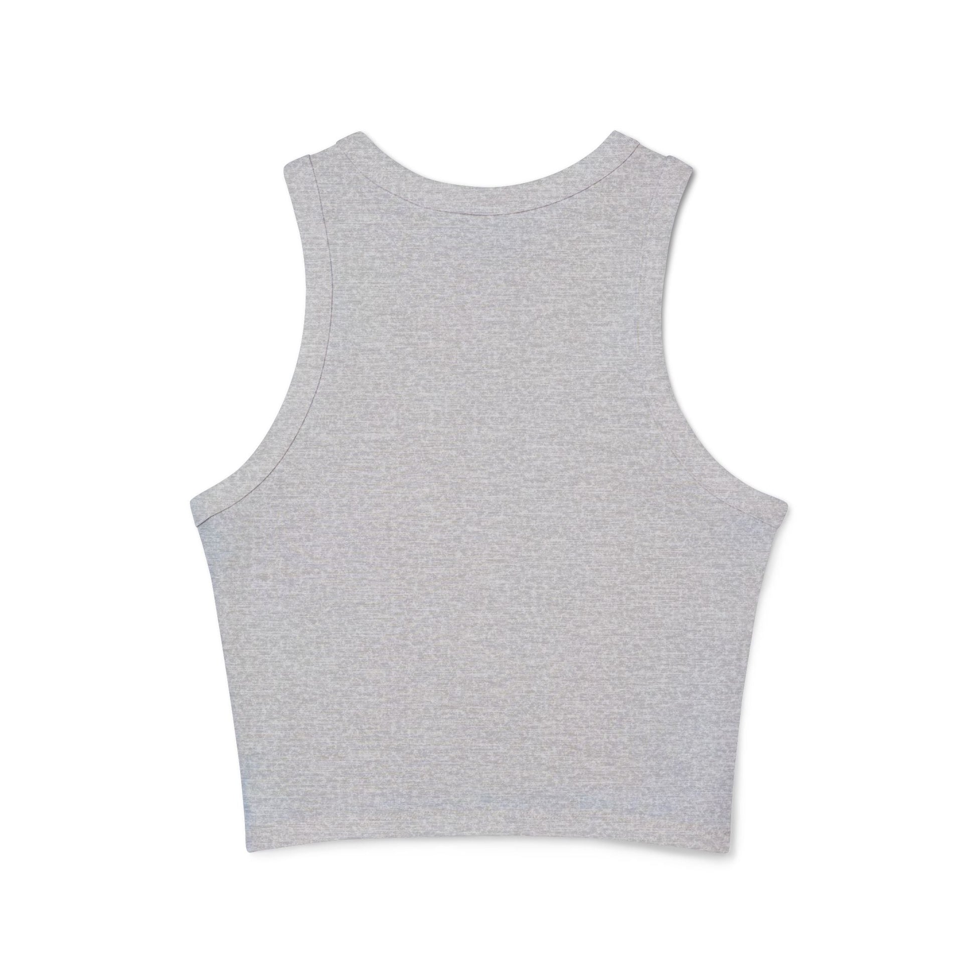Fuerza, Belleza y Mensaje con Propósito Inspirational Women's Racer Tank Top, Motivational Fitness Shirt, Summer Casual Wear, Gift for Her, Comfortable Activewear, Gym Top - Metamorphosis Creations