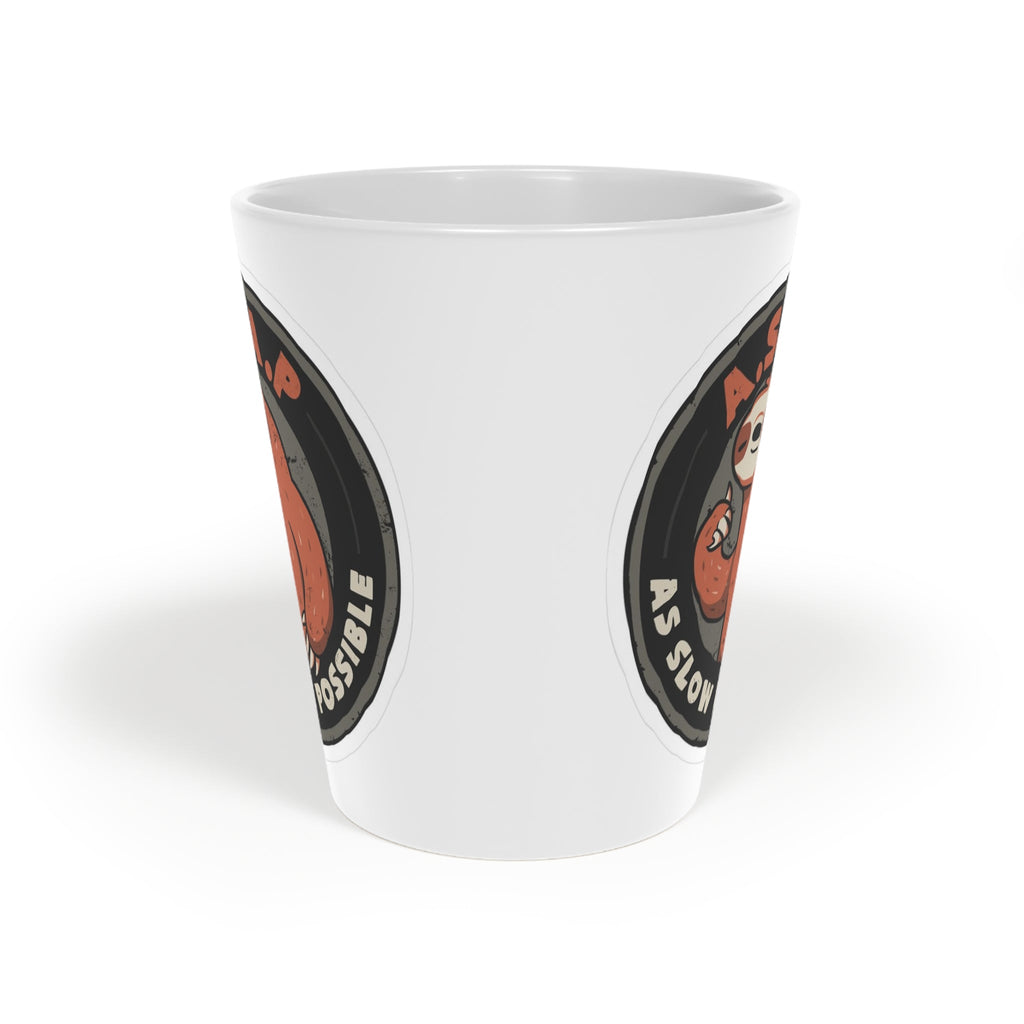Funny and Cute Sloth Latte Mug, Coffee Lover Gift, Cozy Warm Drinkware, Perfect for Home or Office, Fun Kitchen Decor, Unique Animal Mug - Metamorphosis Creations