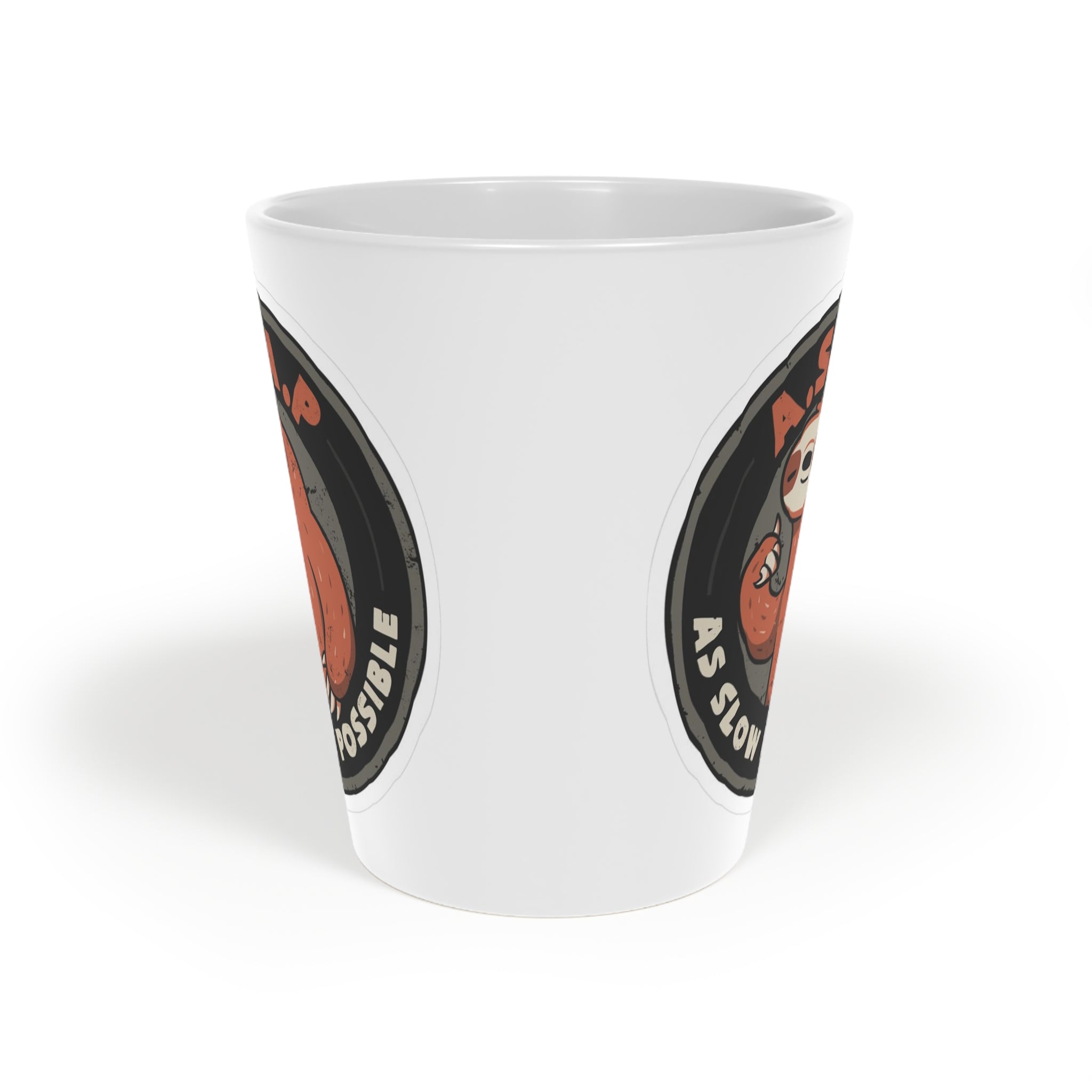 Funny and Cute Sloth Latte Mug, Coffee Lover Gift, Cozy Warm Drinkware, Perfect for Home or Office, Fun Kitchen Decor, Unique Animal Mug - Metamorphosis Creations