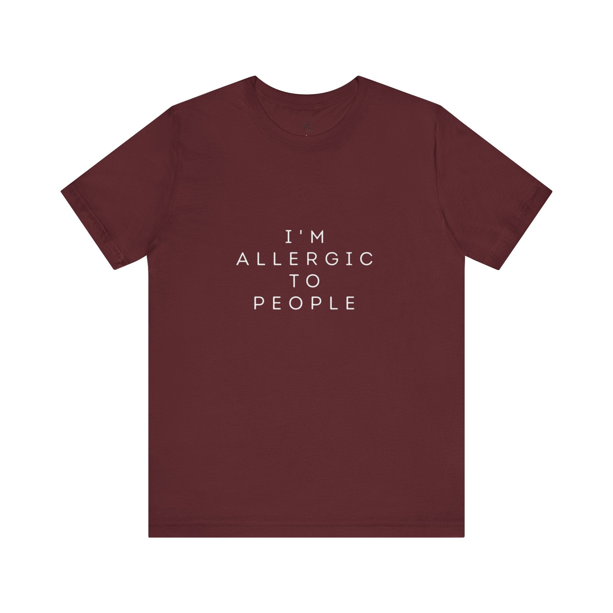 Funny Graphic Tee, Unisex Allergy Humor Shirt, Introvert Gift, Casual Wear, Quirky T-Shirt - Metamorphosis Creations