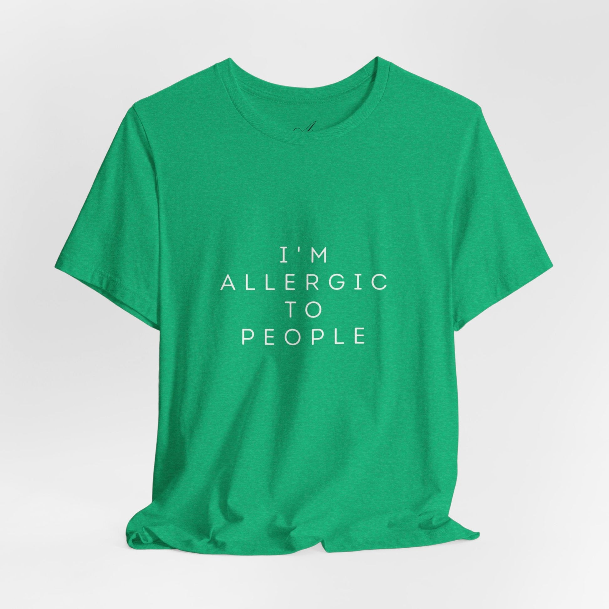 Funny Graphic Tee, Unisex Allergy Humor Shirt, Introvert Gift, Casual Wear, Quirky T-Shirt - Metamorphosis Creations