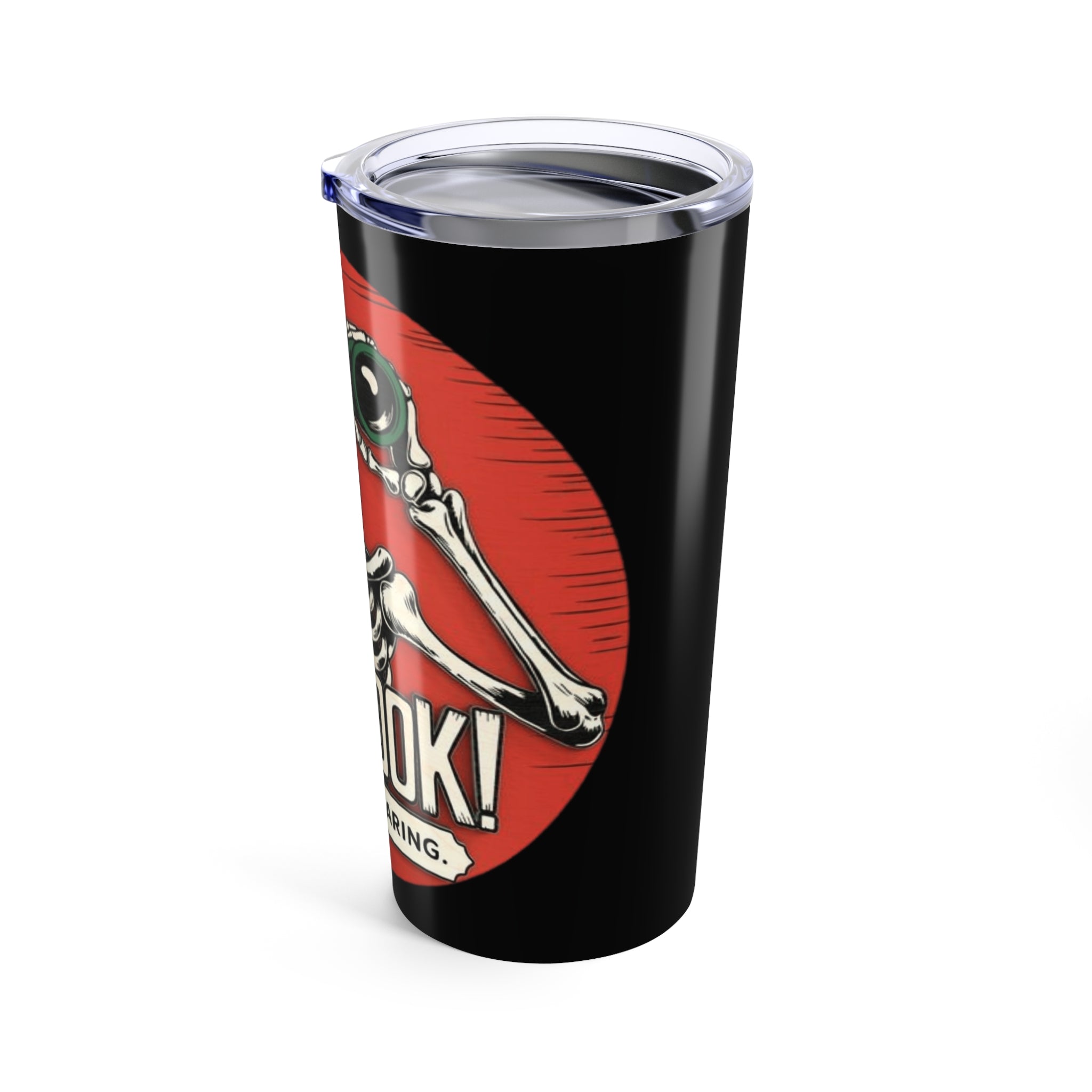 Funny Skeleton 20oz Tumbler, Travel Mug, Gift for Halloween, Coffee Cup, Unique Tumblers for Him, Personalized Drinkware - Metamorphosis Creations