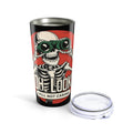 Funny Skeleton 20oz Tumbler, Travel Mug, Gift for Halloween, Coffee Cup, Unique Tumblers for Him, Personalized Drinkware - Metamorphosis Creations