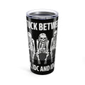Funny Skeleton Tumbler, 20oz Travel Mug, Unique Gift for Halloween, Coffee Cup, Best Friend Gift, Sip and Relax - Metamorphosis Creations